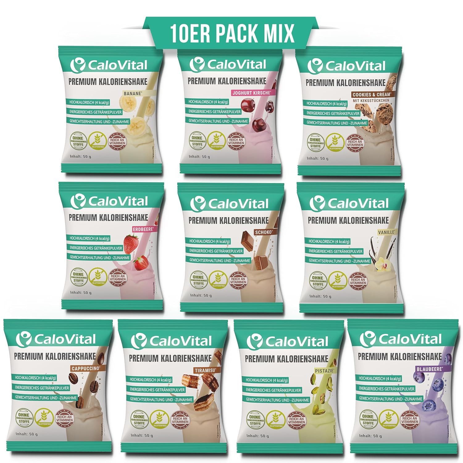 CaloVital CaloVital Hochkalorische Trinknahrung als Trinkmahlzeit zum Zunehmen Pulver