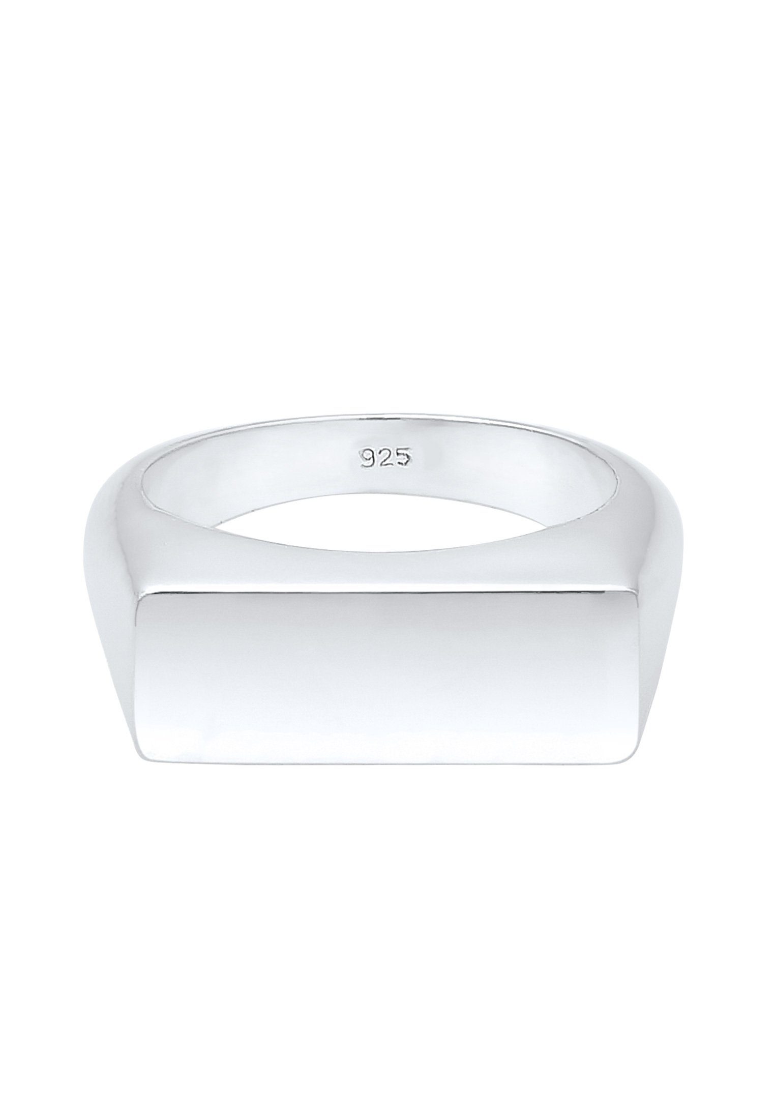Elli Siegelring Siegelring Glanz Schlicht Trend 925 Silber