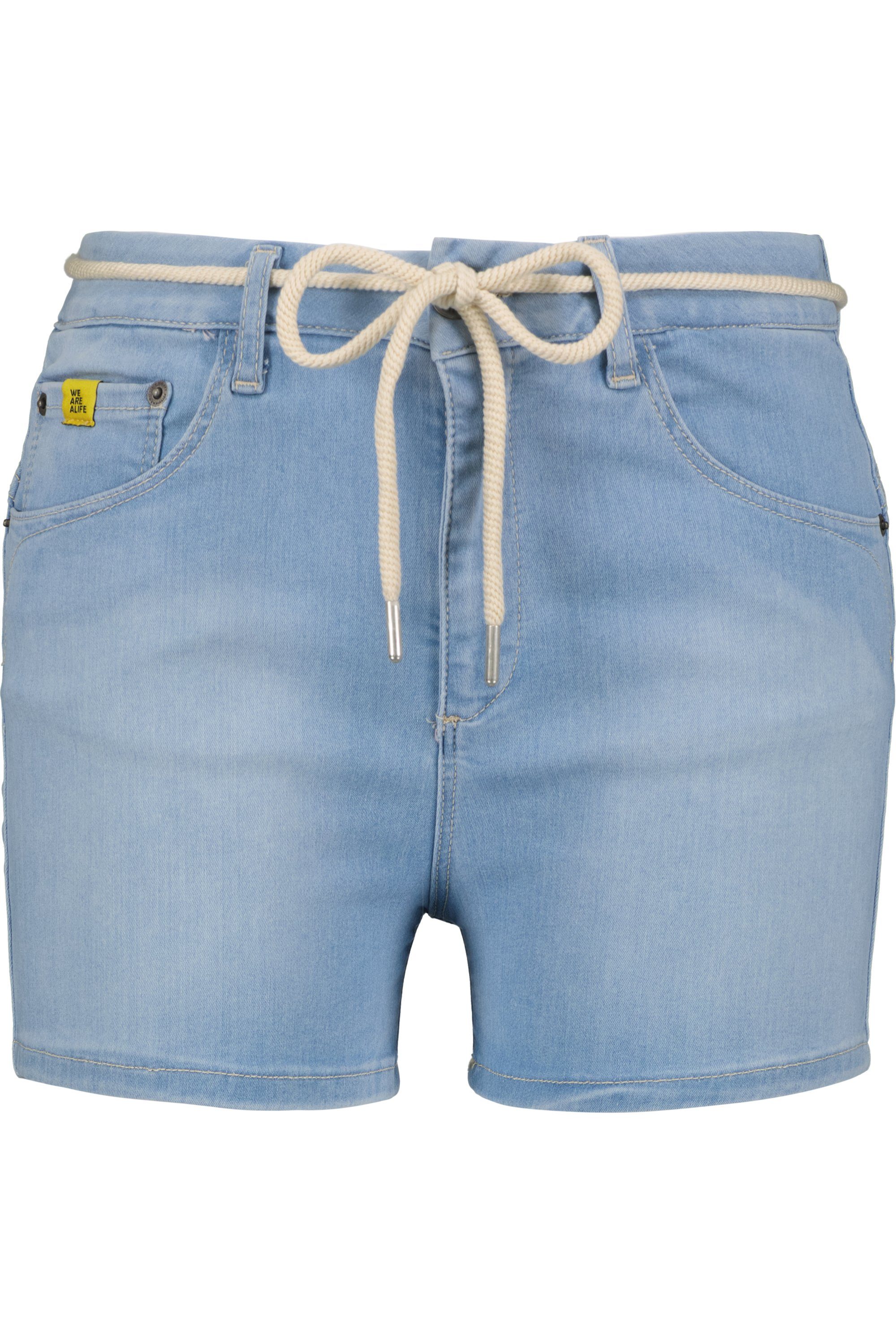 Shorts light Shorts Kickin Alife washed denim kurze A Hose Jeansshorts, Damen JanaAK & DNM
