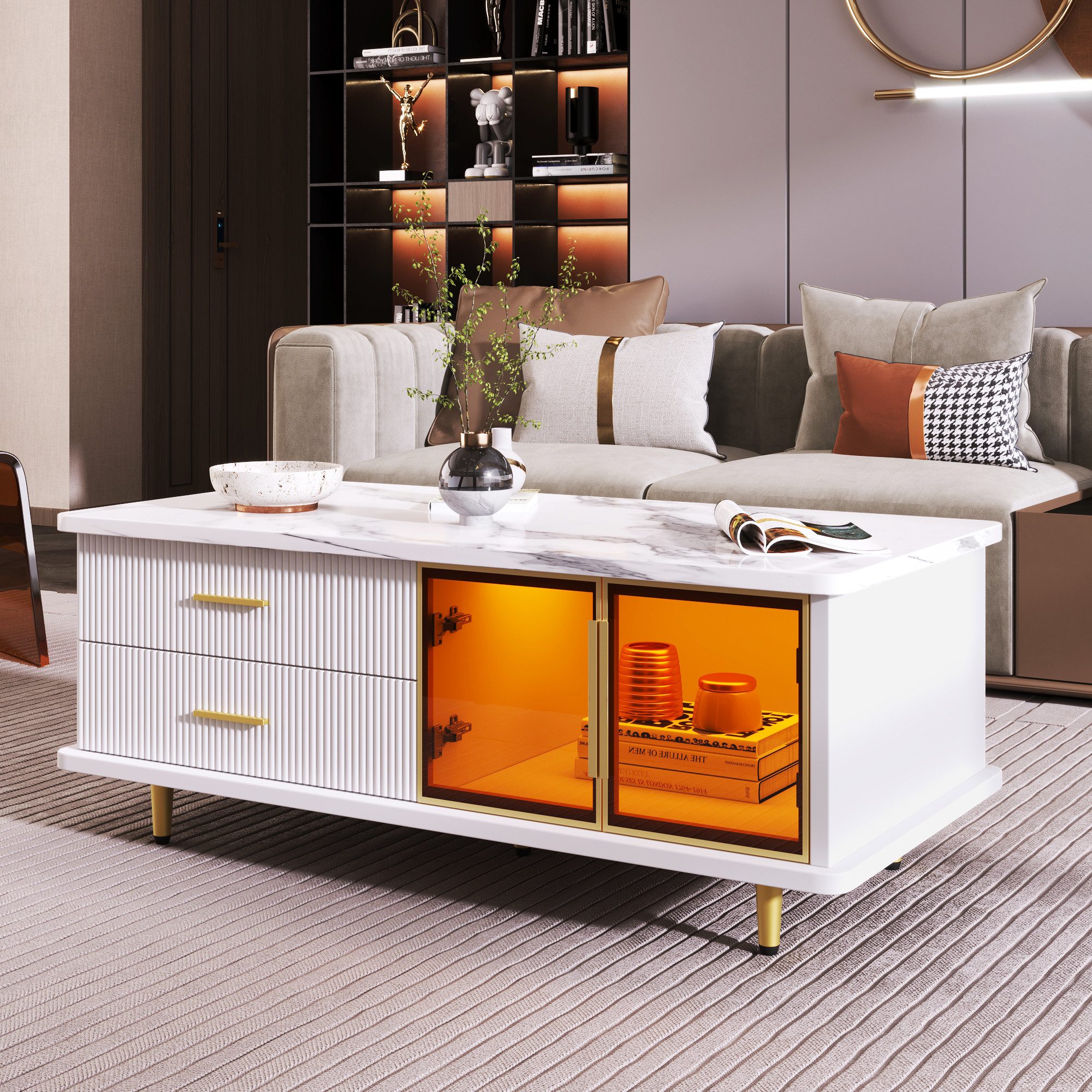 BlingBin Wohnwand Couchtisch, TV-Schrank, TV-Lowboards, (1er günstig online kaufen
