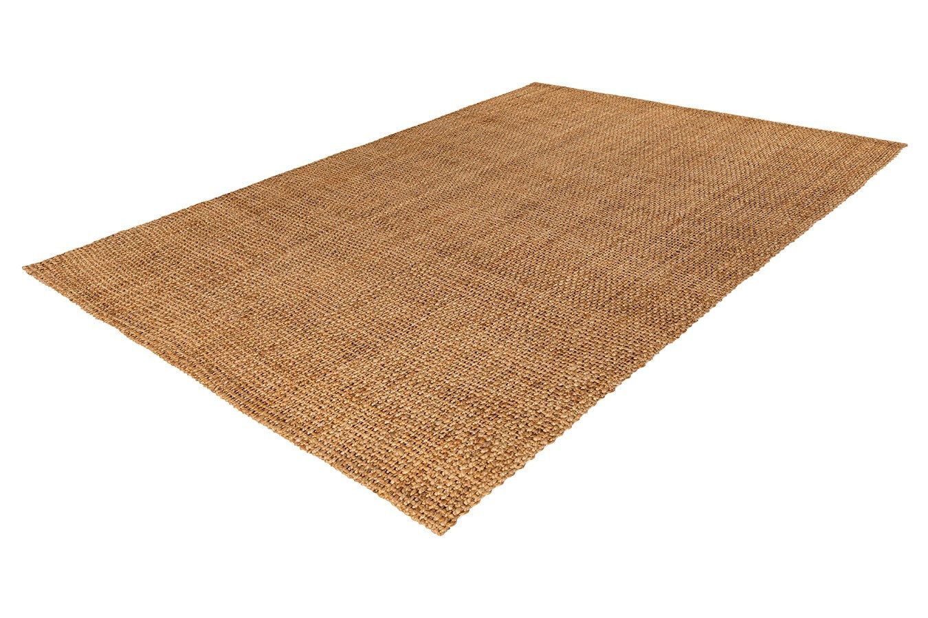 daslagerhaus living Teppich Teppich Natural Jute natur 200x290 cm, Höhe: 1,3 mm