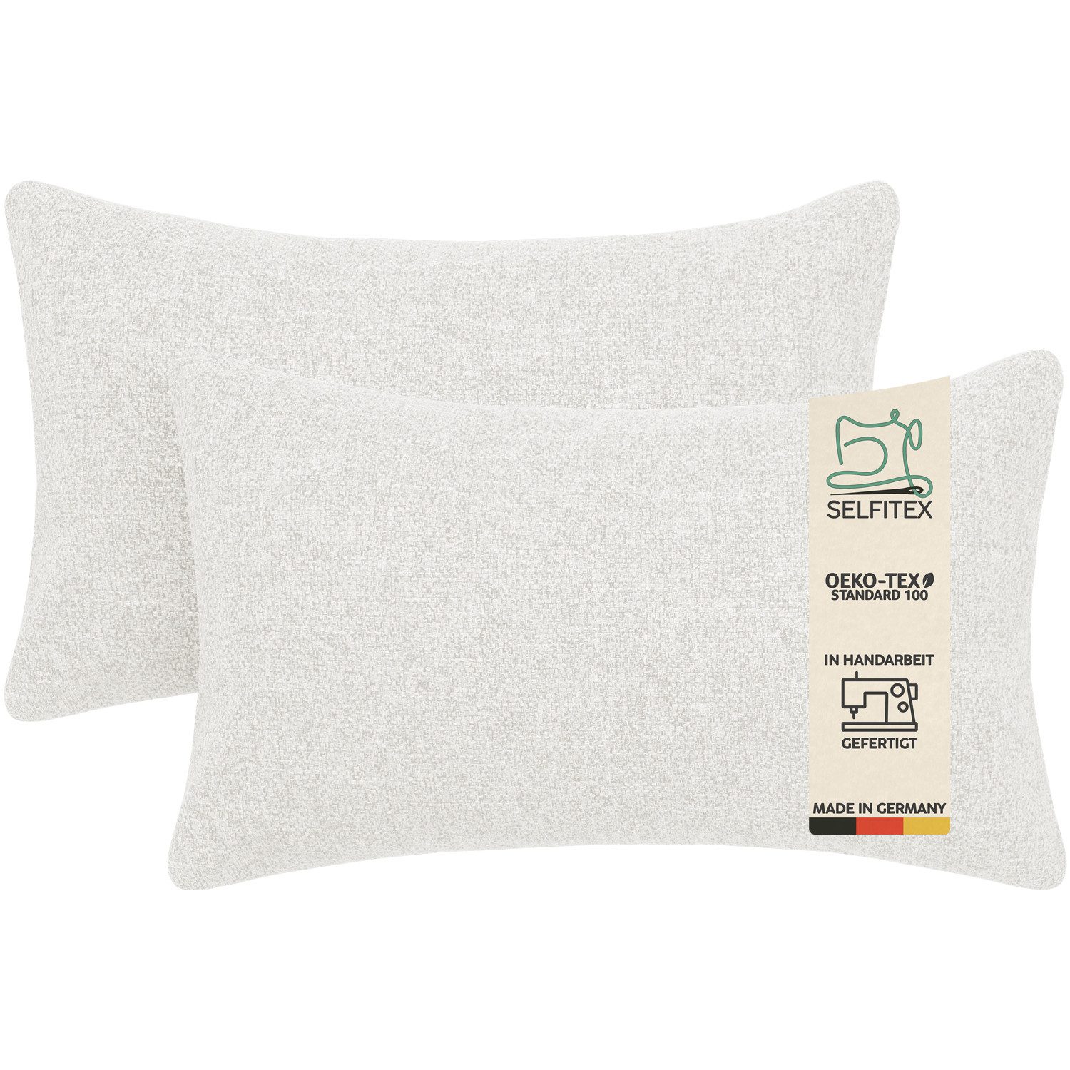 Selfitex Dekokissen 2er Set, 30x50/40x40/40x60/50x50 inkl. Füllkissen, Farb günstig online kaufen