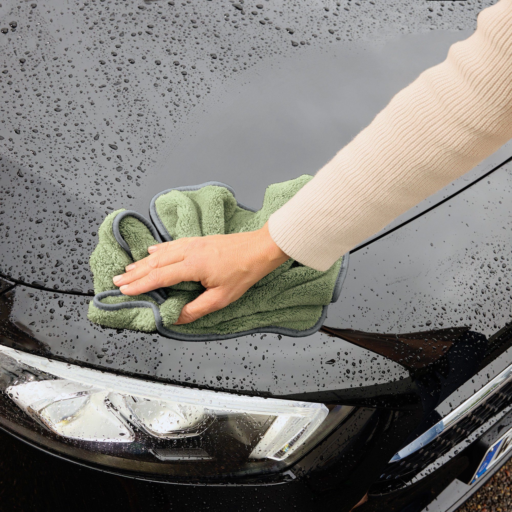Erwin Müller Geschirrtuch Microfasertuch 2er-Pack, Microfaser Uni