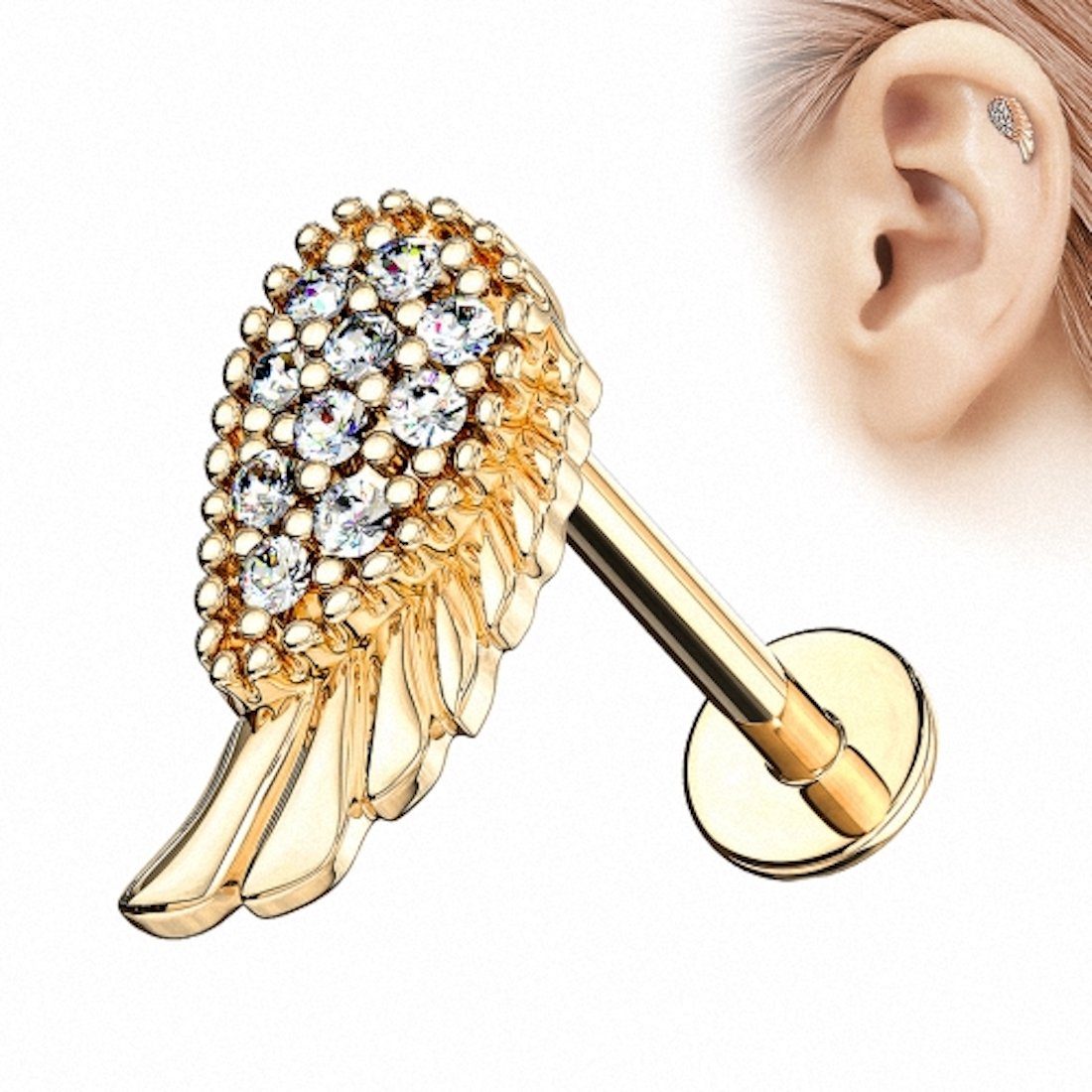 Taffstyle Piercing-Set Ohr Tragus Knorpel Labret günstig online kaufen
