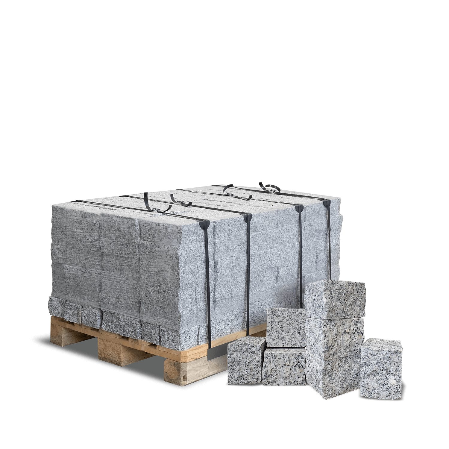 GALAMIO Stein Granit gesägt, gespalten & geflammt, (Palette, 1 St)