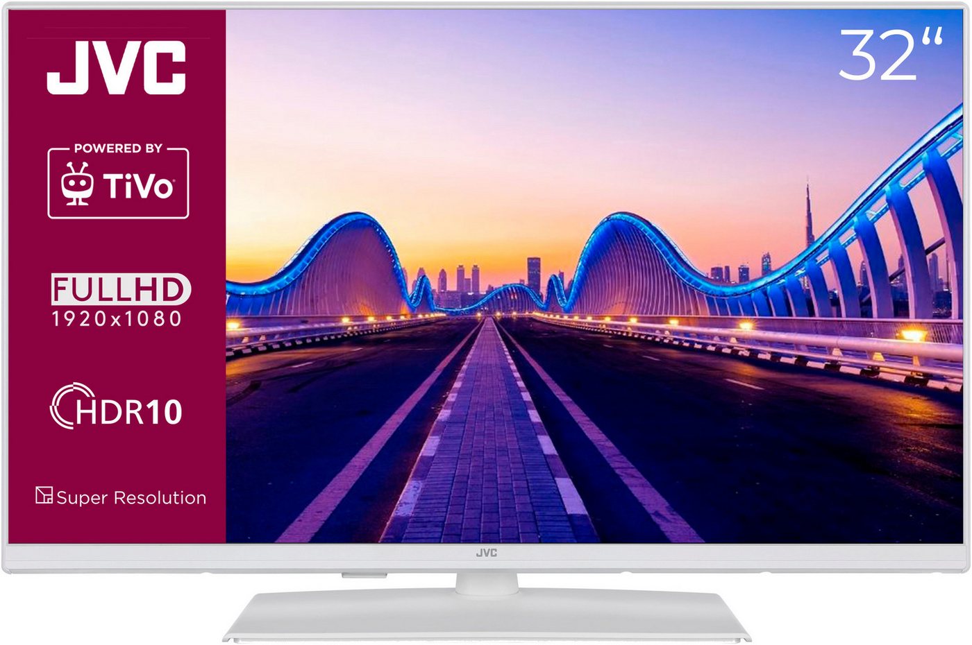 JVC LT-32VF5355W LED-Fernseher (80 cm/32 Zoll, Full HD, Smart-TV) weiß ! RABATT: 38.63% JVC LT-32VF5355W LED-Fernseher (80 cm/32 Zoll, Full HD, Smart-TV) weiß ! RABATT: 38.63%
