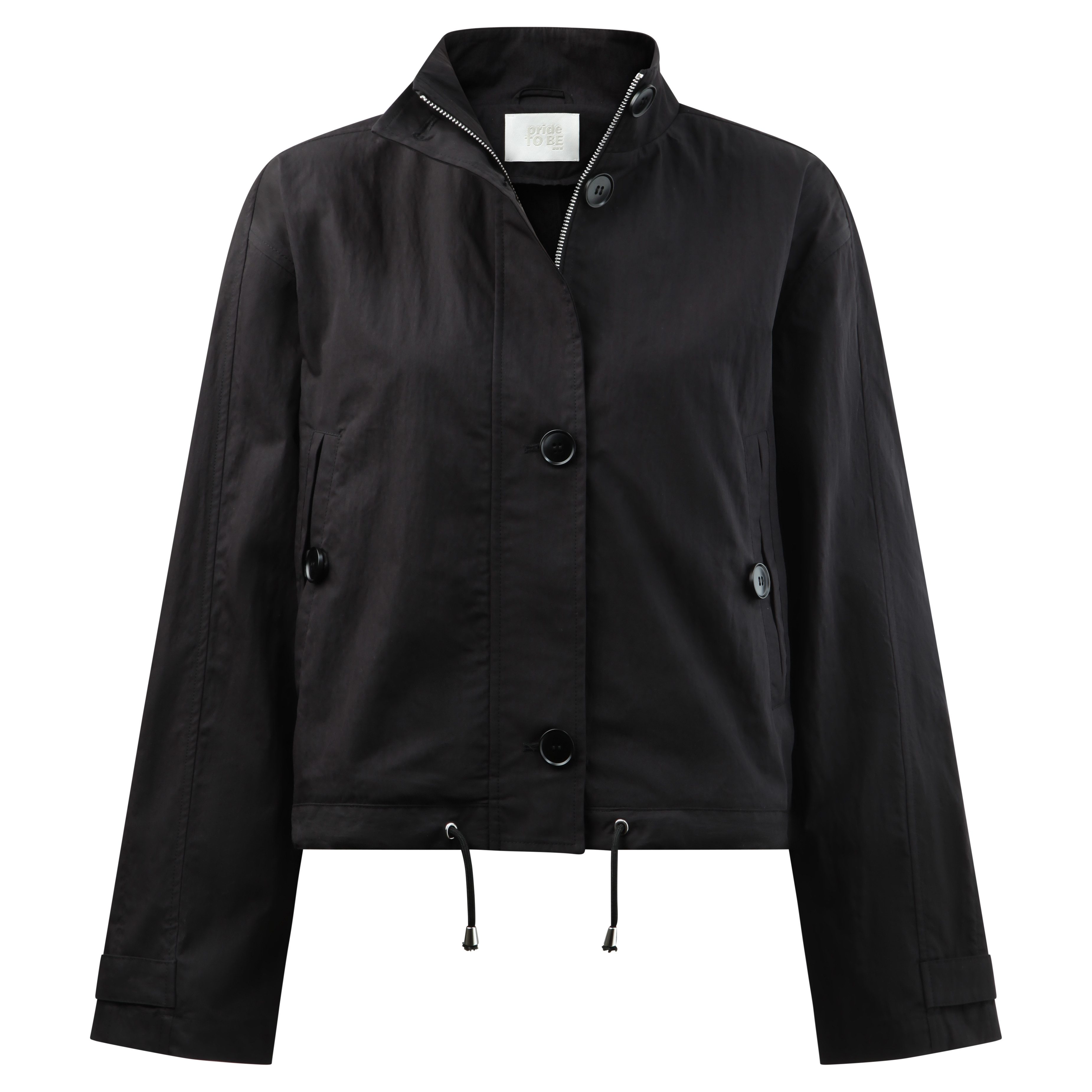 Hemdjacke Garbadine Jacke Ulrike Crashed black