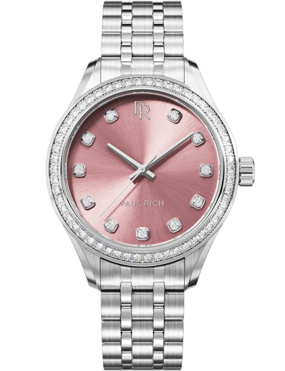 Paul Rich Quarzuhr Paul Rich PR-45275 Damenuhr Crystelle 32mm 5ATM Paul Rich PR-45275 Damenuhr Crystelle 32mm 5ATM