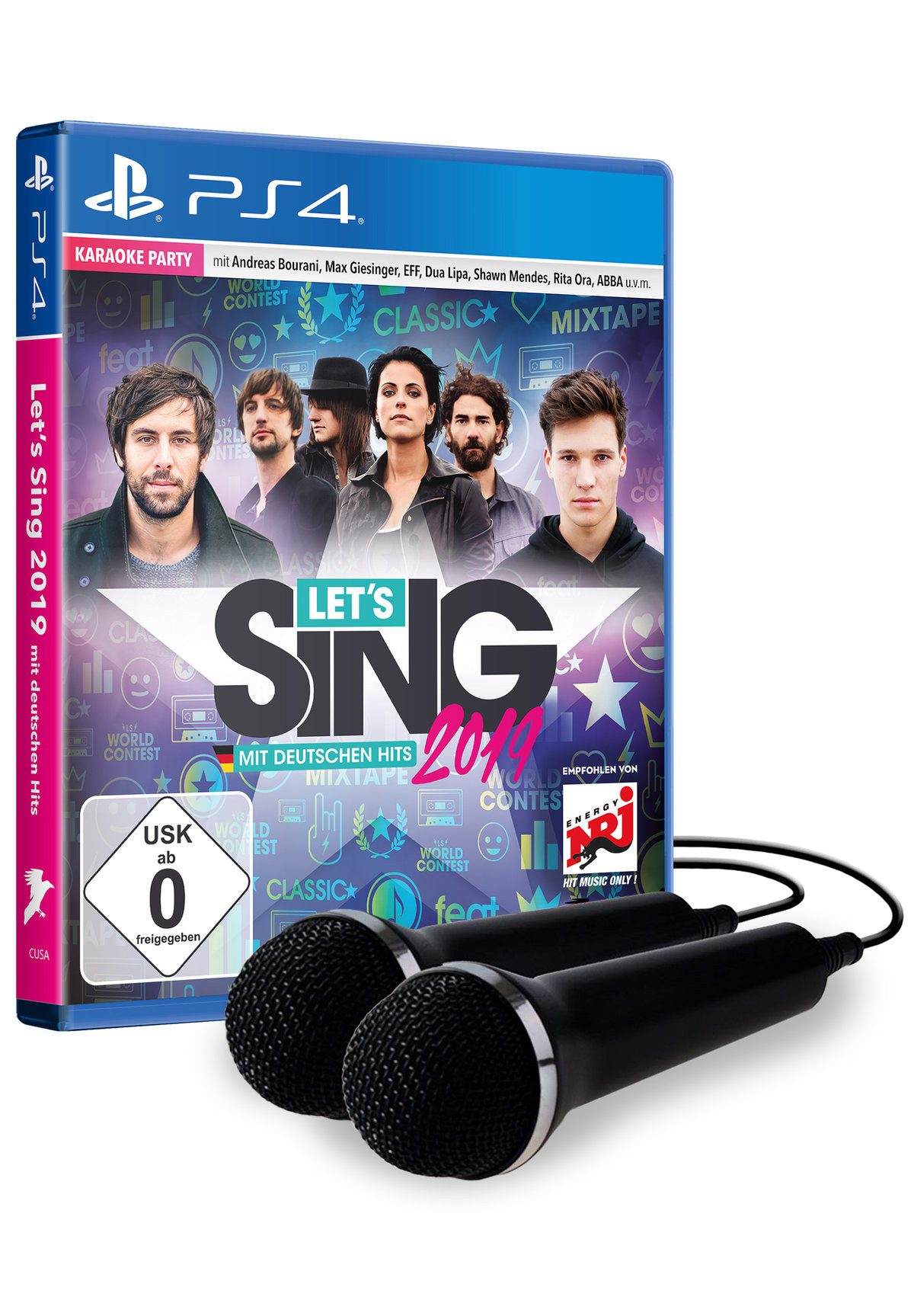 Let's Sing 2019 mit deutschen Hits [+ 2 Mics] (PS4) (USK) Playstation 4