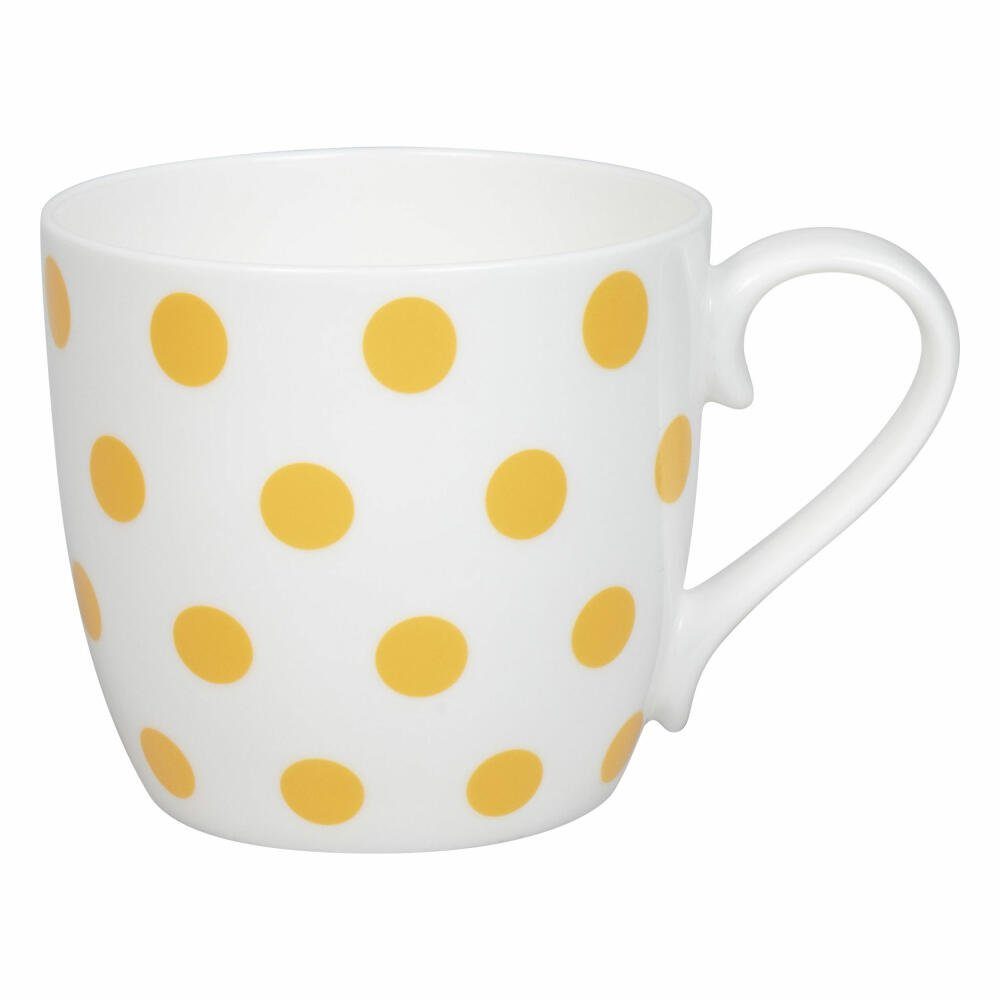 Könitz Becher Dots - Sunflower, 425 ml, Bone China