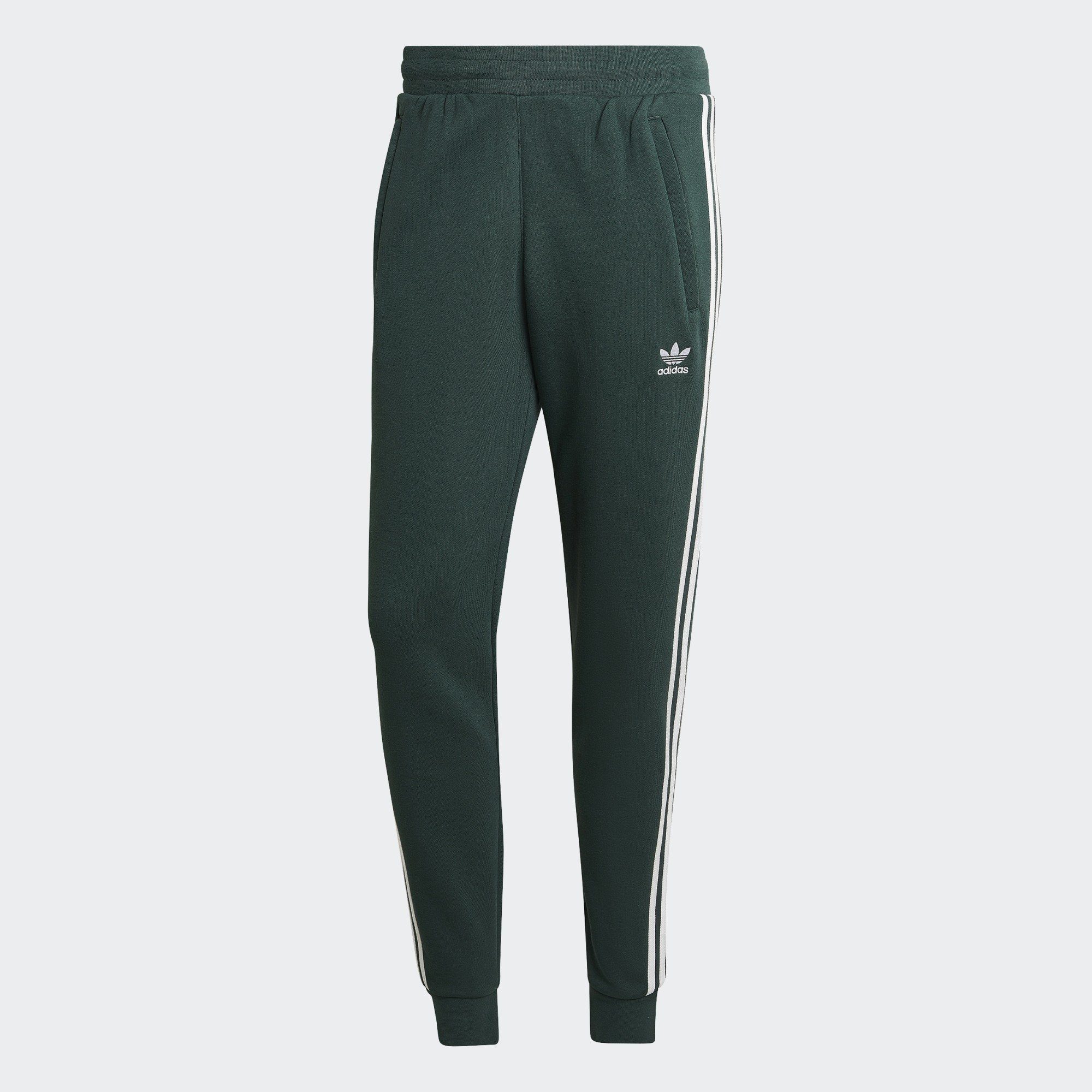 adidas 3-STREIFEN ADICOLOR Leichtathletik-Hose Mineral Originals CLASSICS HOSE Green