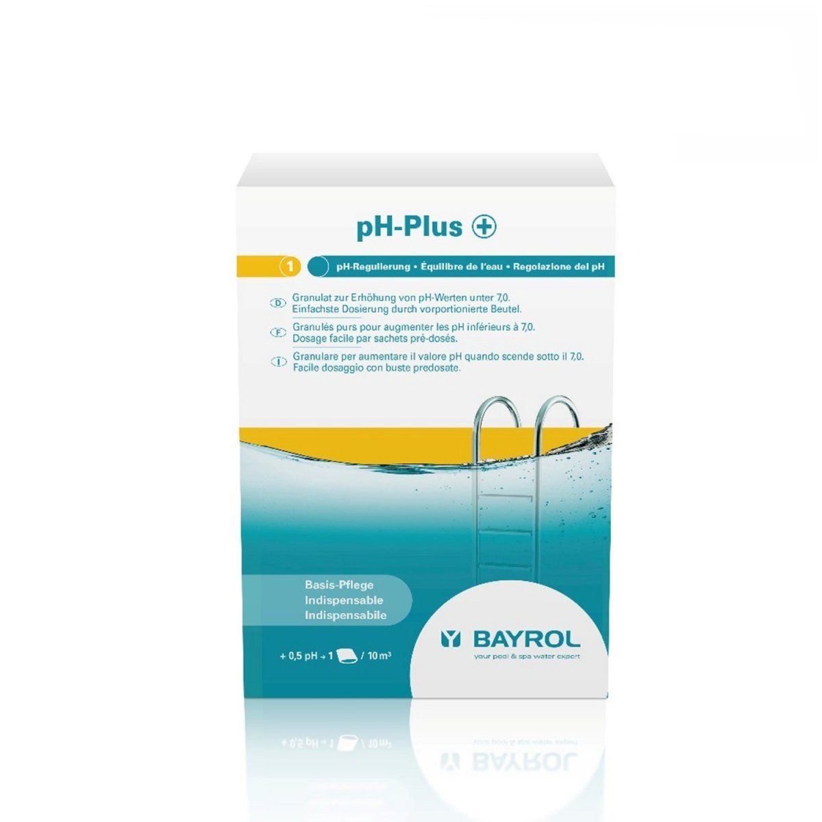 Poolpflege Bayrol pH-Plus Granulat 1,5 kg pH-Heber leichtlöslich schnell Pool