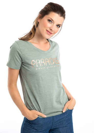 ROADSIGN australia T-Shirt Paradise (1-tlg) mit V-Ausschnitt & Frontprint, 100 % Baumwolle