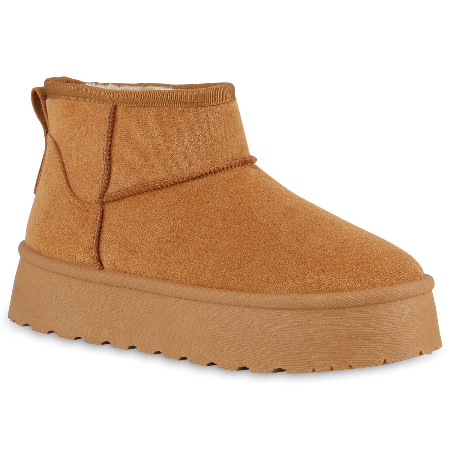 VAN HILL 840827 Winterstiefelette Damen Warm Gefütterte Winter Boots Bequem günstig online kaufen