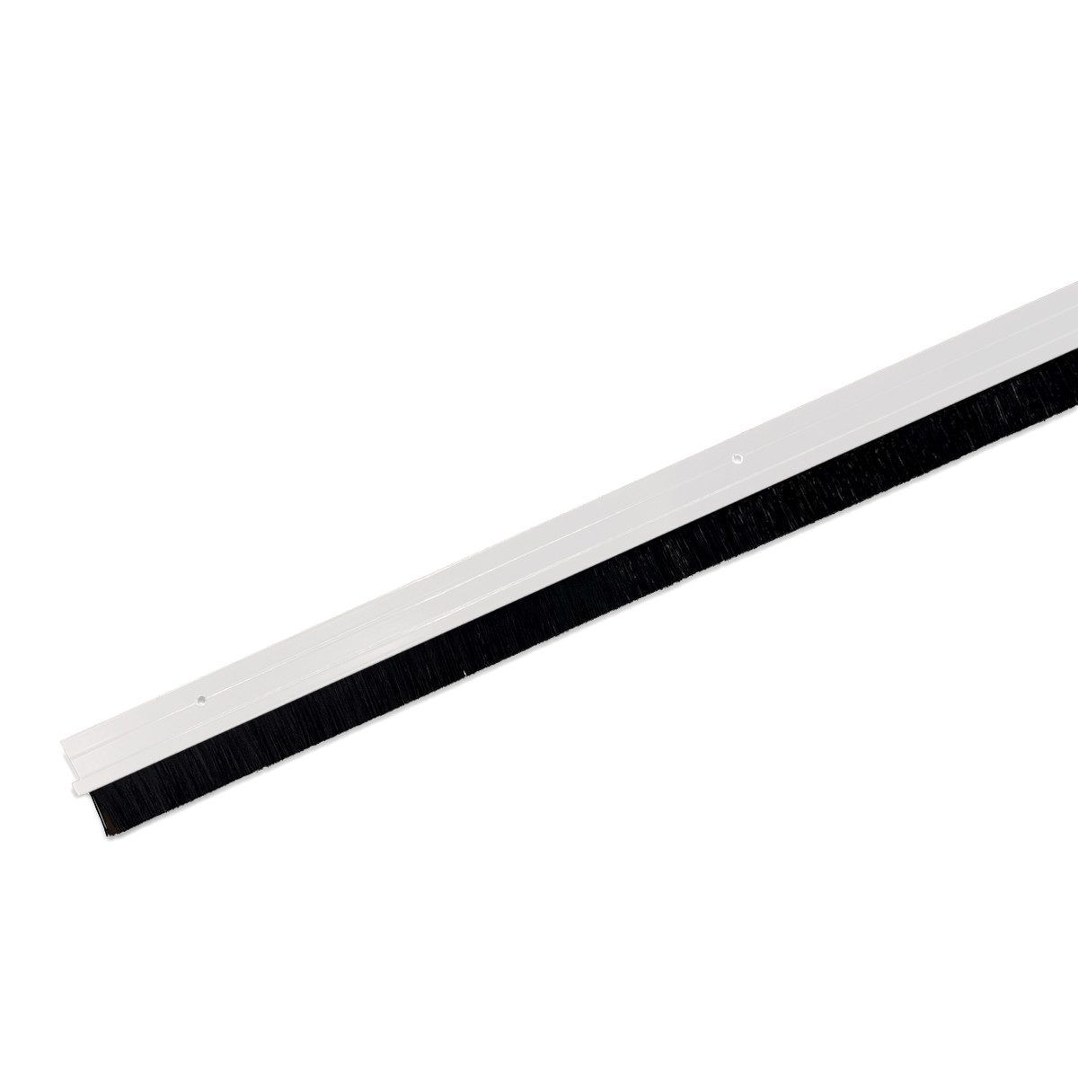 HOOZ Türbodendichtung Türdichtung Aluminium 100 cm (kürzbar) weiß, L: 100 cm, (1-St), Aluminium