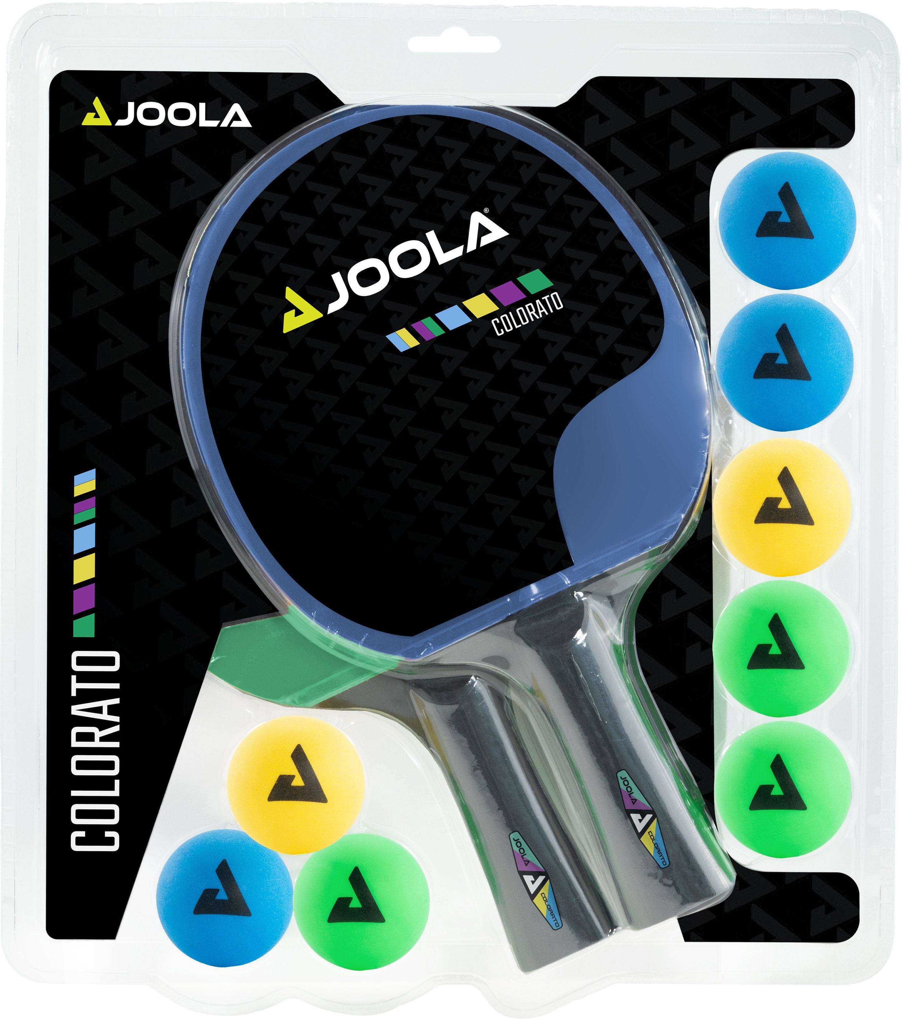 Joola Tischtennisschläger Tischtennisschlägerset-Colorato 10-tlg) (Set
