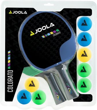 Joola Tischtennisschläger Tischtennisschlägerset-Colorato (Set, 10-tlg)