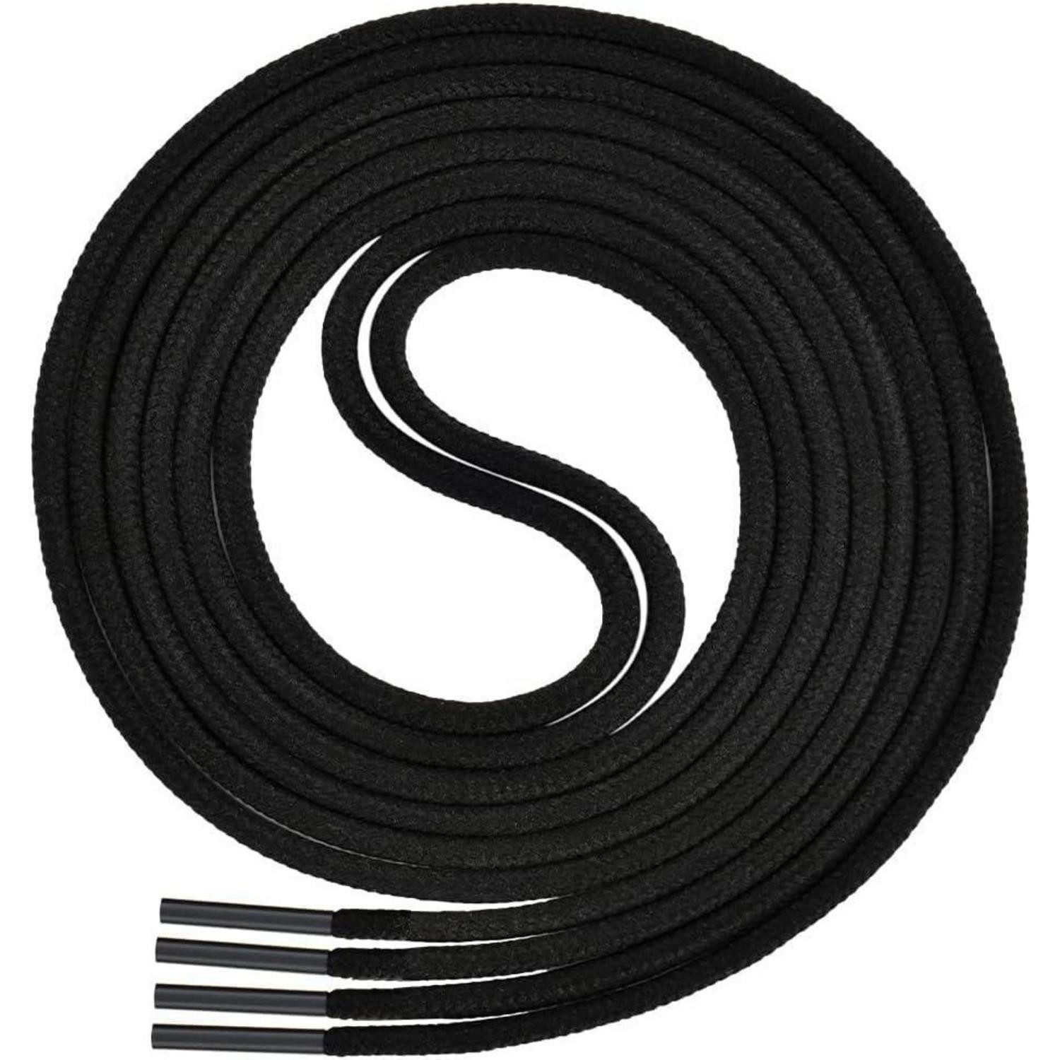 Schnürsenkel Schnürsenkel Rund 3-4 mm 120 cm 2 Paar reißfest für Stiefel
