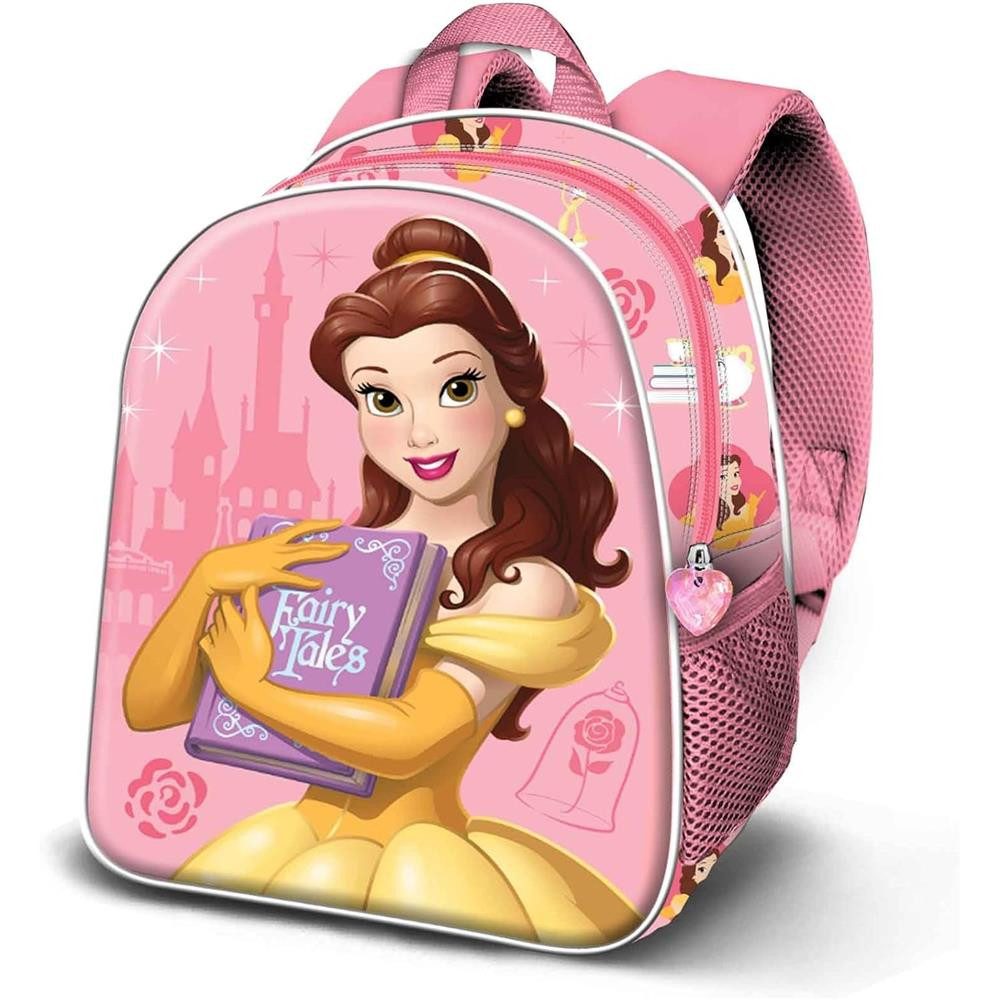 Kinderrucksack Disney Belle Fairy-Elite 3D Vorschulrucksack Rosa 7 L mit Namensschild