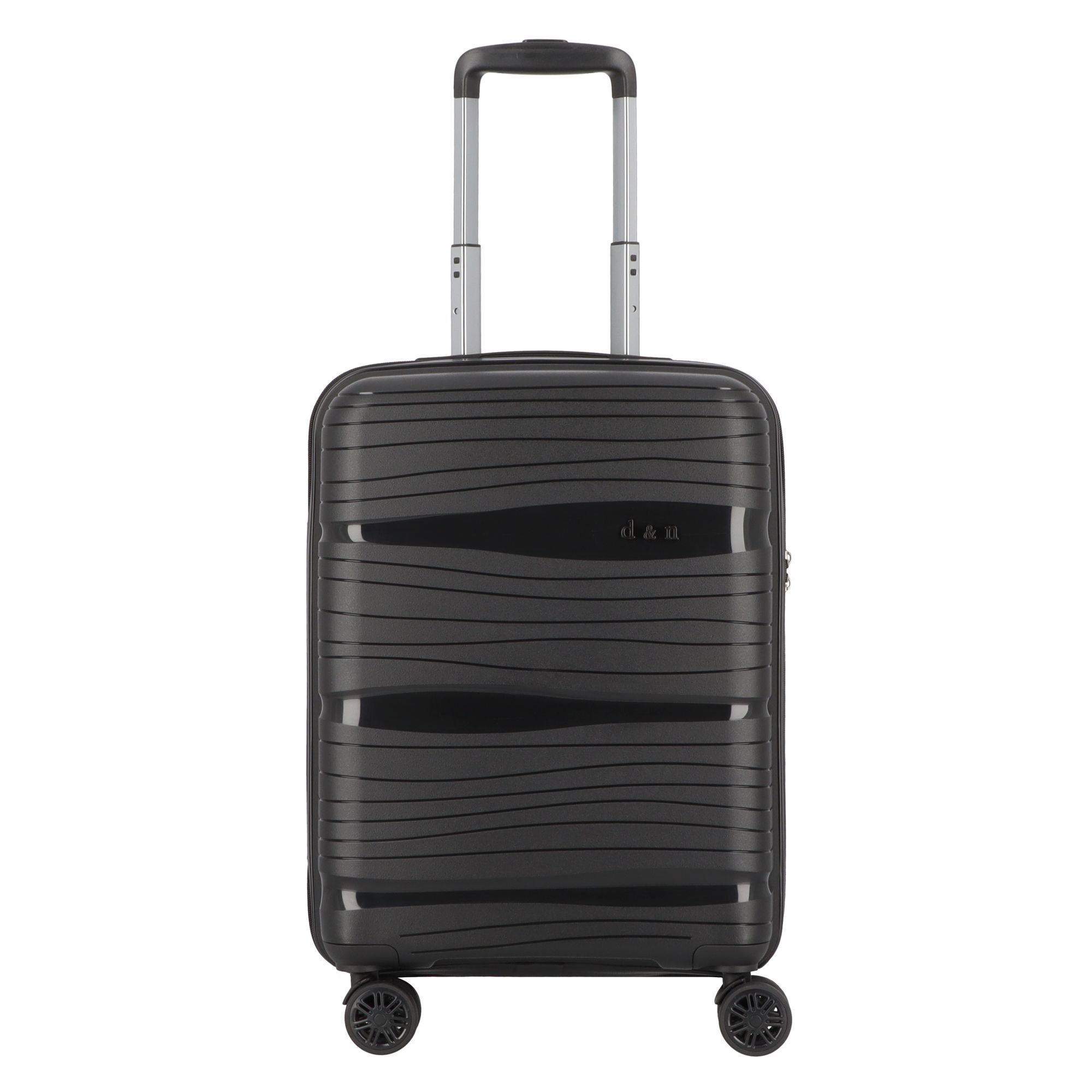 D&N Handgepäck-Trolley Travel Line 4300, 4 Rollen, Polypropylen