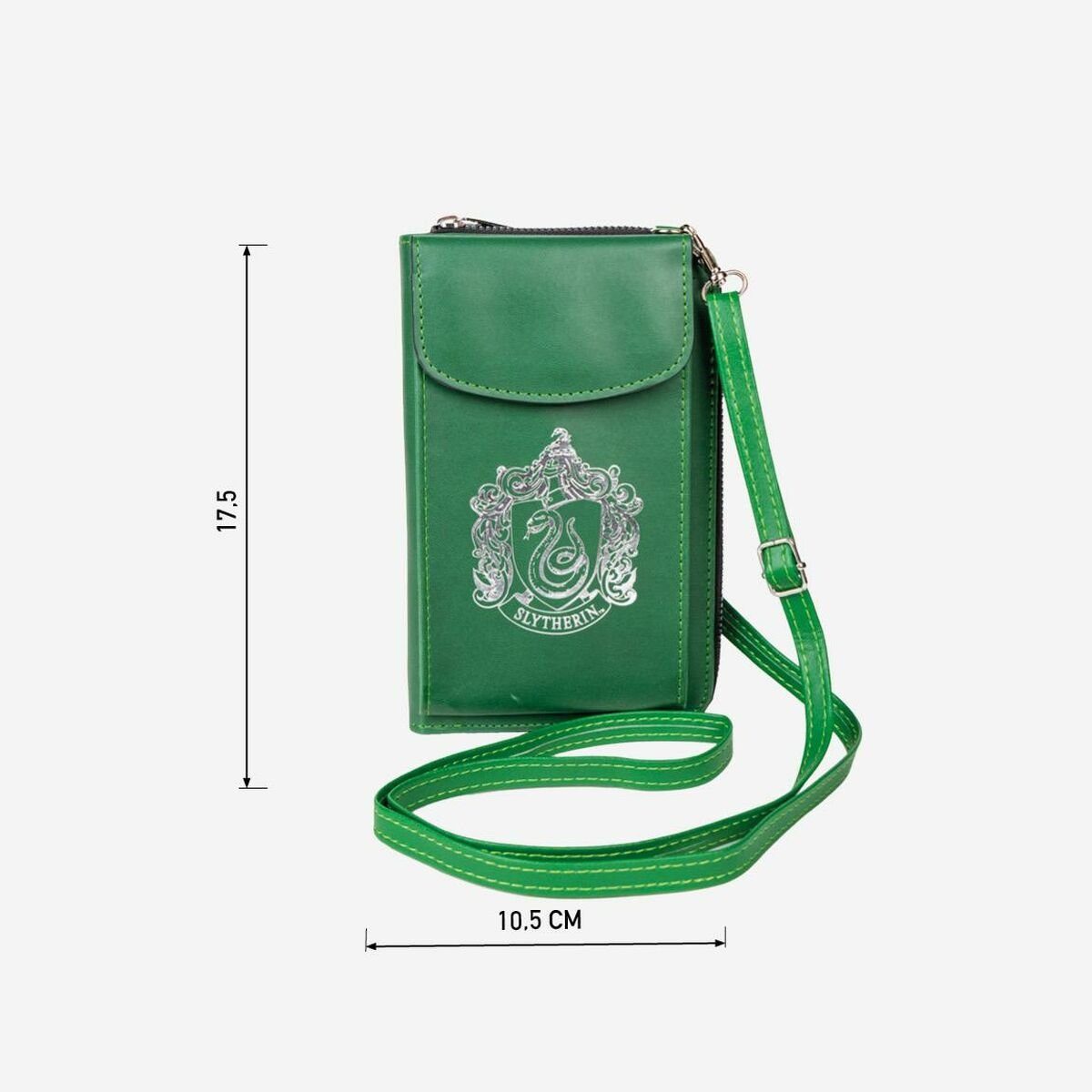 10,5 cm Handtasche Harry 17,5 2,5 grün Potter Potter Slytherin Harry x x Handtasche
