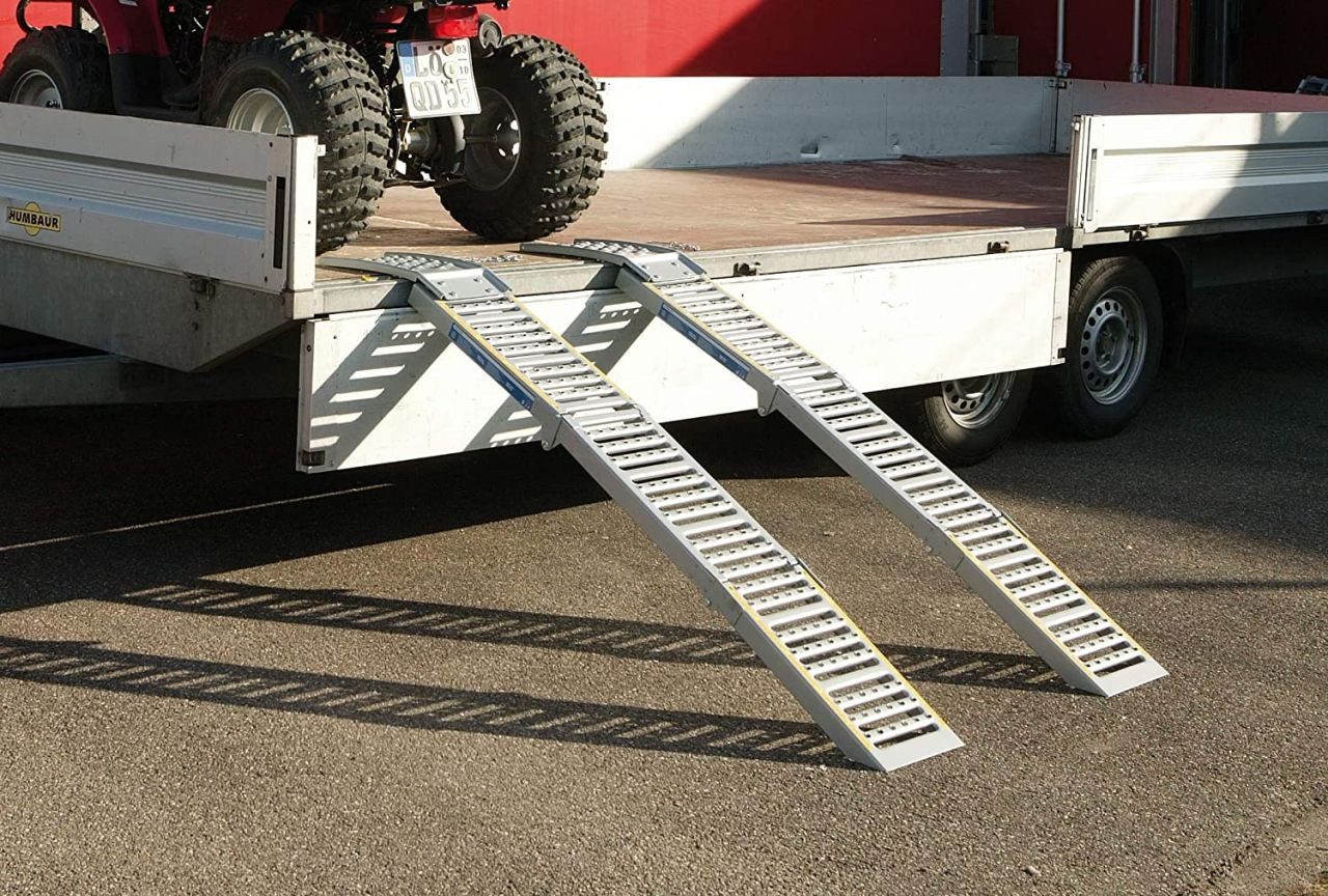 UNITEC Auffahrrampe Unitec Auffahrrampe klappbar 200x25cm - 2 Stück