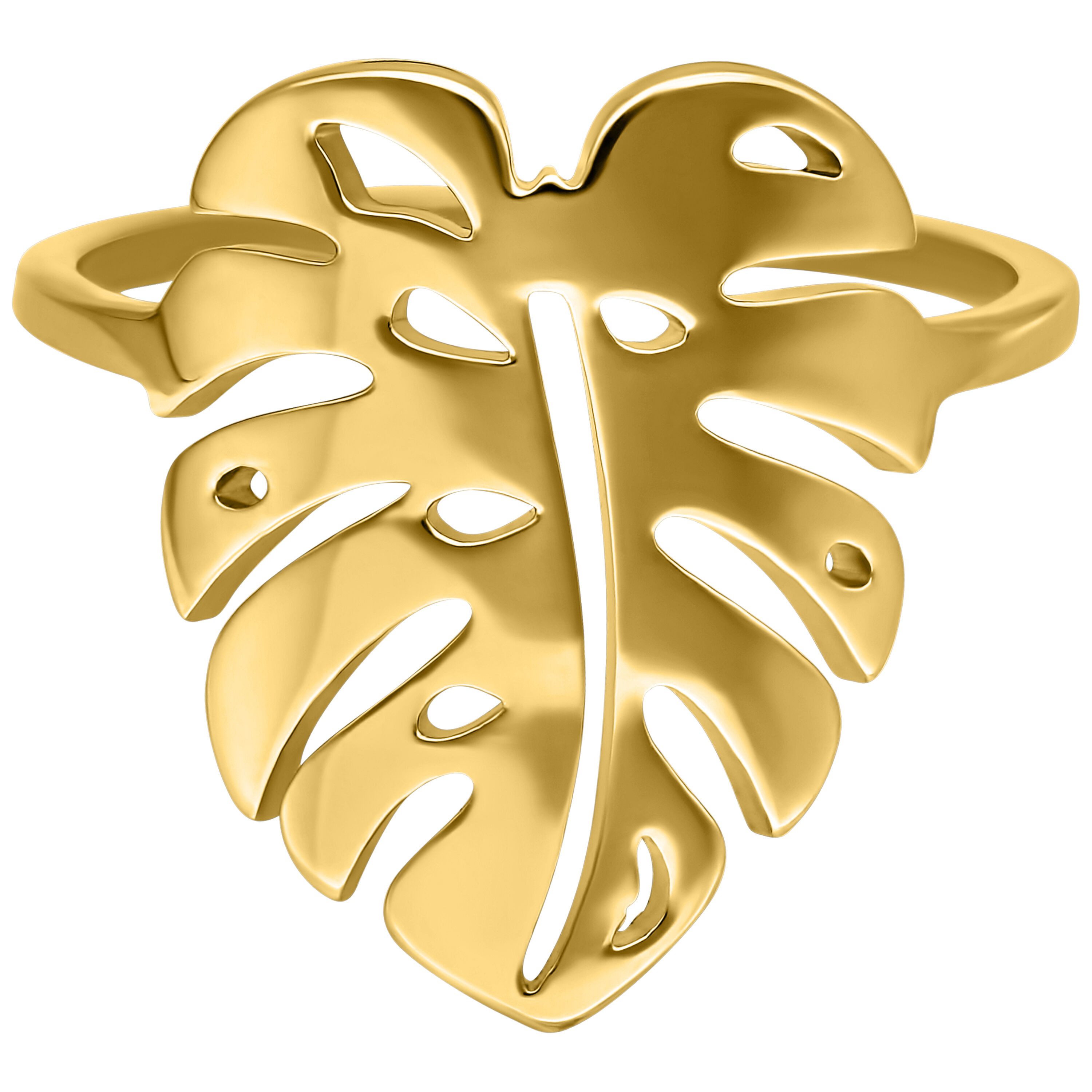 Wildcat Fingerring Monstera Leaf Ring, wasserfest, langlebig, hautverträgli günstig online kaufen