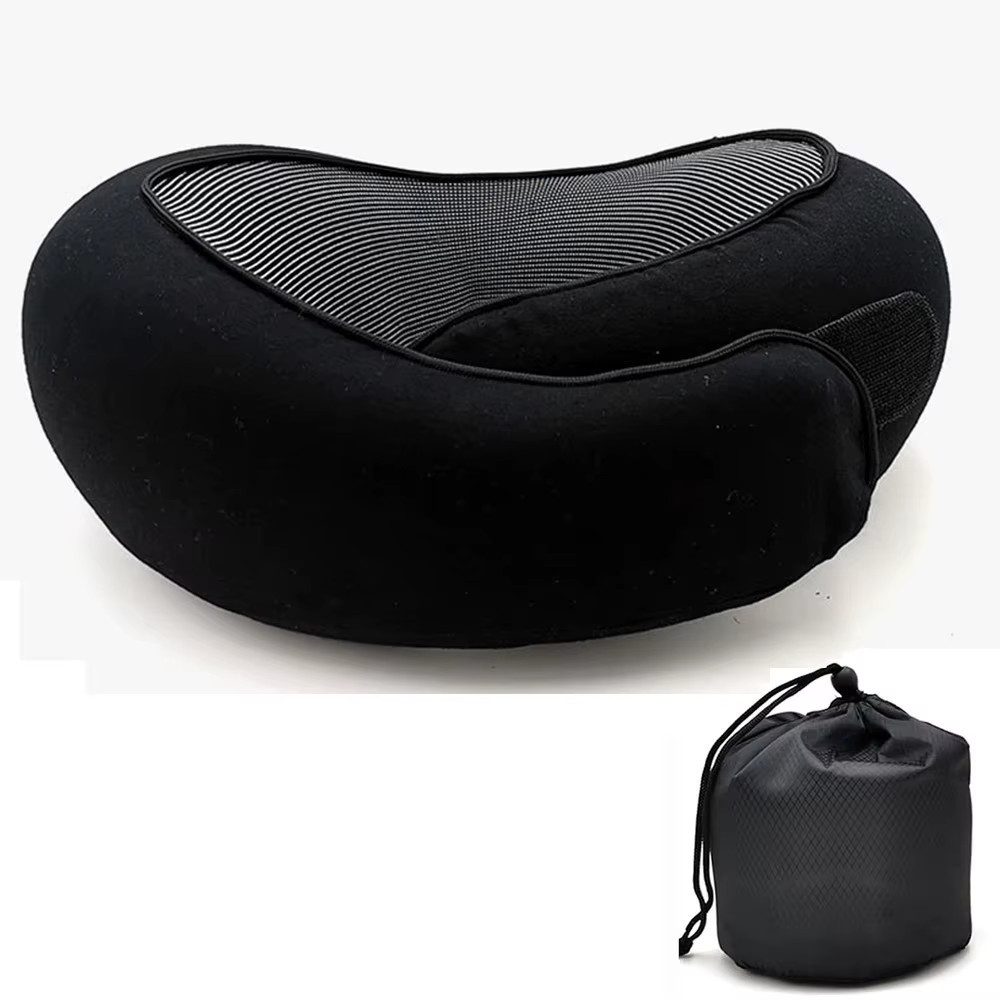Athlix Nackenkissen Reise Nackenkissen Memory-Schaum Nackenstütze Schlafkissen, Ergonomisches Design, atmungsaktiv, waschbarer Bezug