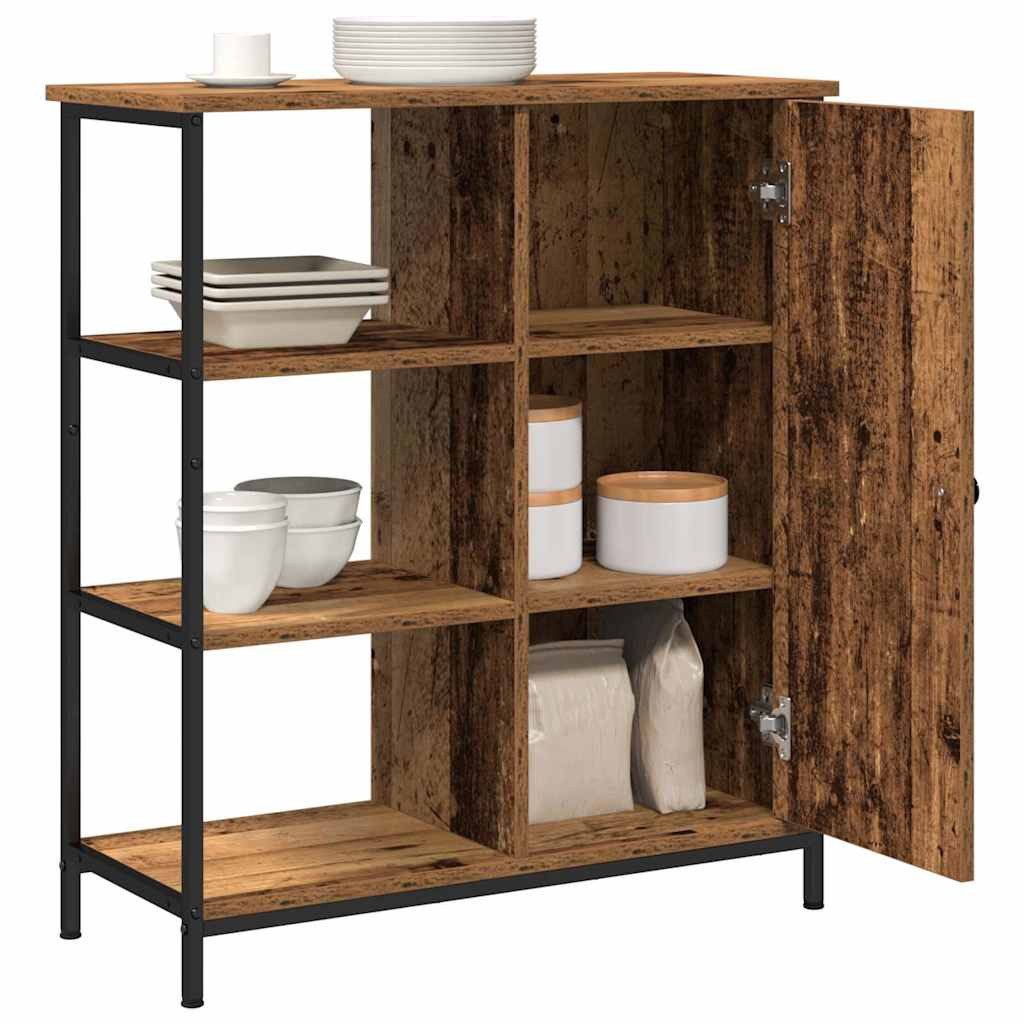 vidaXL Kommode 70 x 30 x 80 cm Sideboard Altholz 70x30x80 cm Ingenieuholz