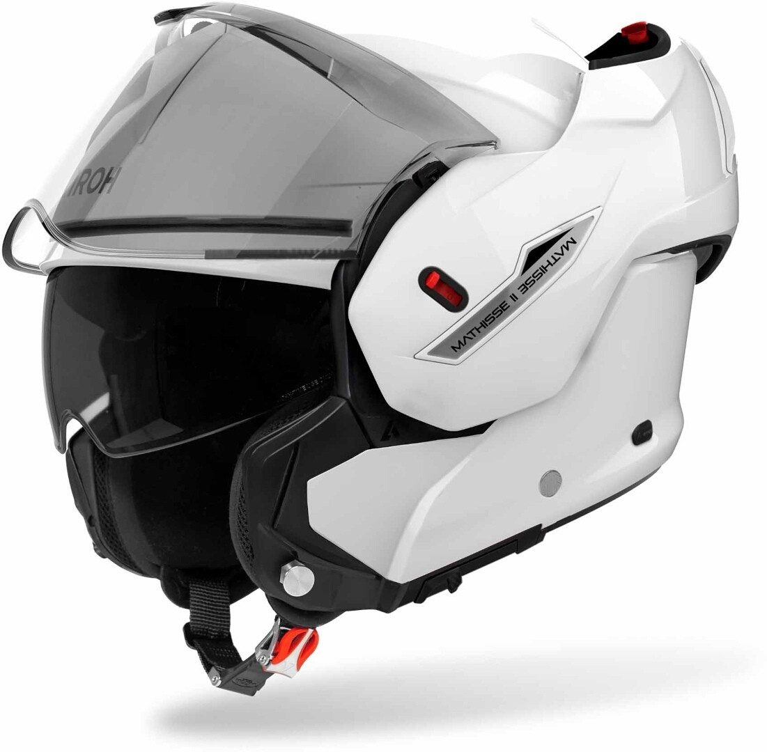Airoh Motorradhelm Mathisse II Klapphelm, Vorbereitet Für Kommunikationssystem,integriertes Sonnenvisier
