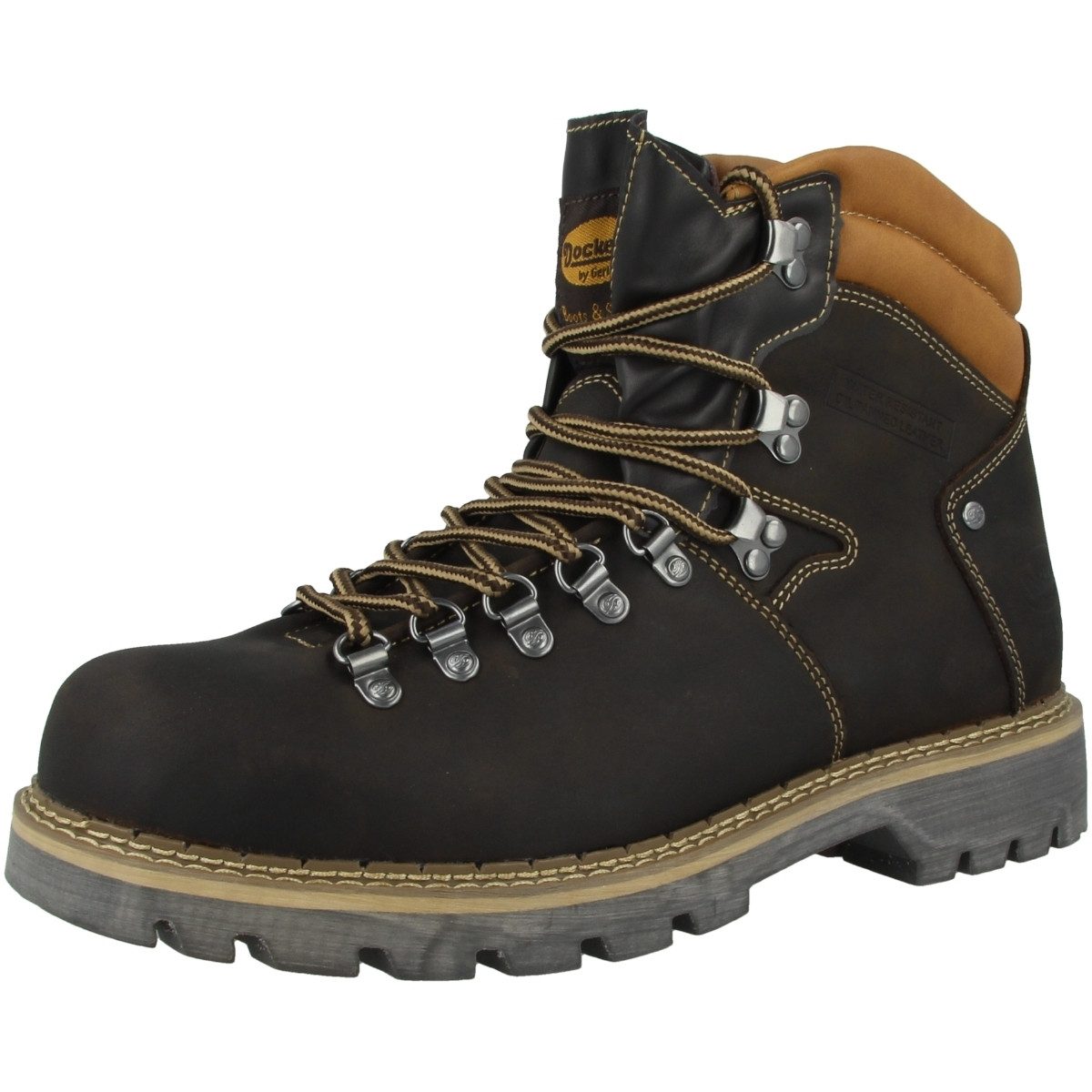 Dockers by Gerli 45NB004 Herren Schnürboots Stiefeletten, Stiefel, Winterstiefel, Winterboots, Schneestiefel