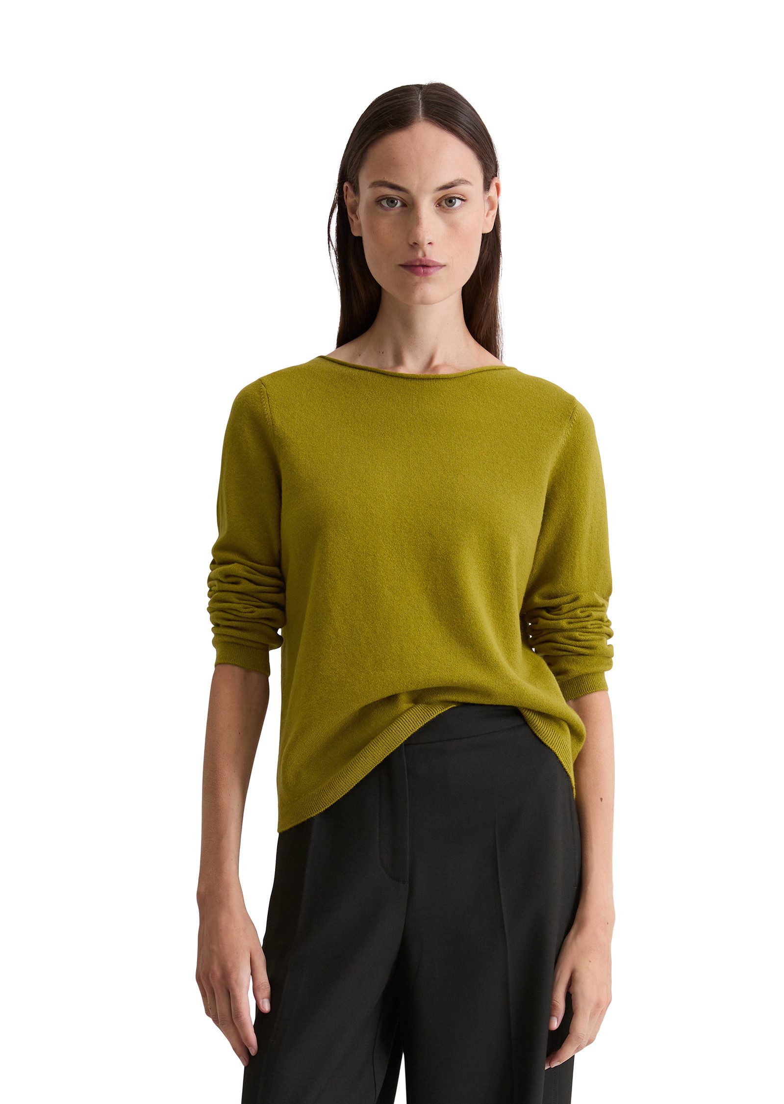 Marc O'Polo Strickpullover aus softem Baumwolle-Schurwolle-Mix günstig online kaufen