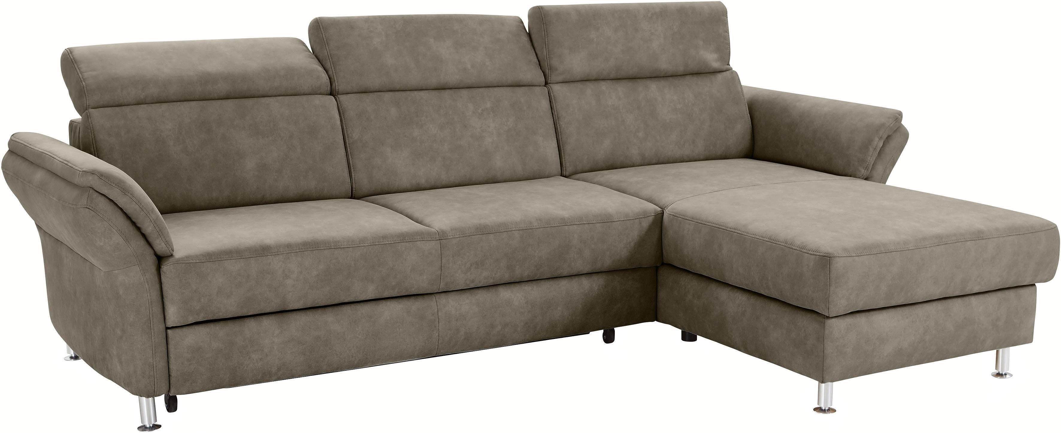 sit&more Ecksofa "Avignon L-Form" Kopfteilverstellung, wahlweise mit Bettfu günstig online kaufen