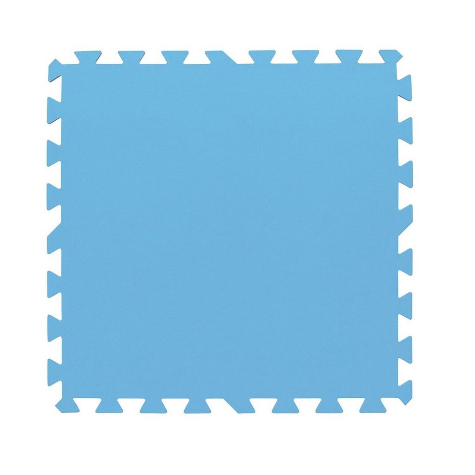 50 HAC24 cm Schutz Unterlegmatte Fliesen Blau Bodenschutzmatte Fitness Poolunterlage, Stück), (8 x 50 Bodenschutz Pool Poolmatte Bodenschutzmatte Bodenmatte