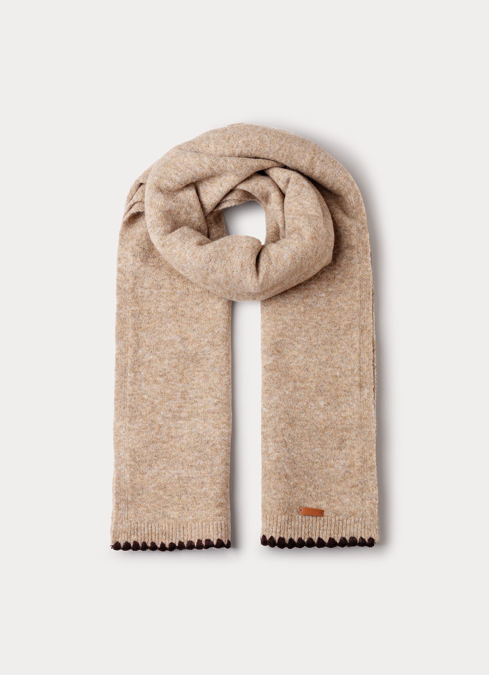 Pepe Jeans Schal FAINE SCARF, aus fein gestricktem Materialmix