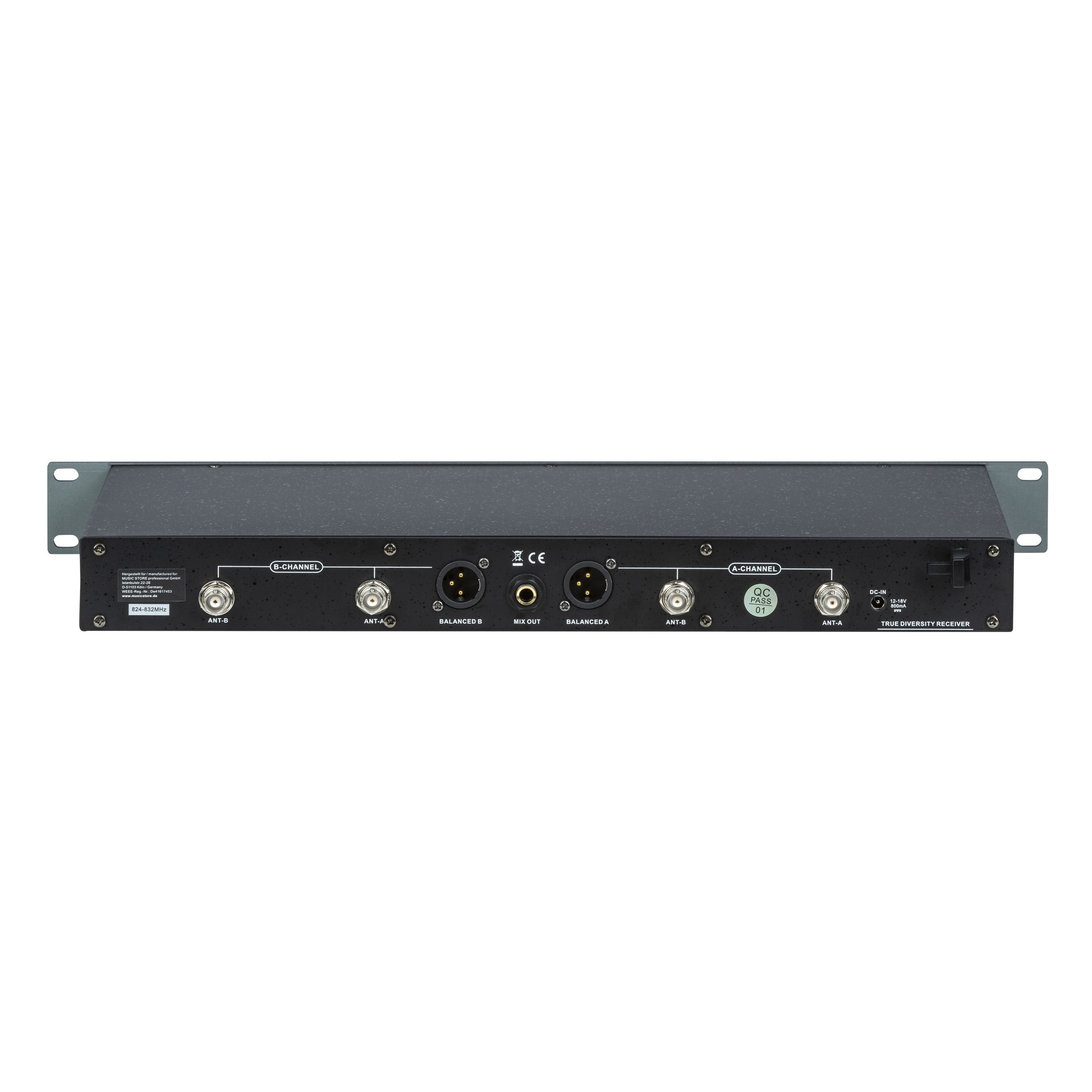FAME Mikrofon, MS-X2 Duet "MIC" C 824-832 MHz - Sendeanlagen Set
