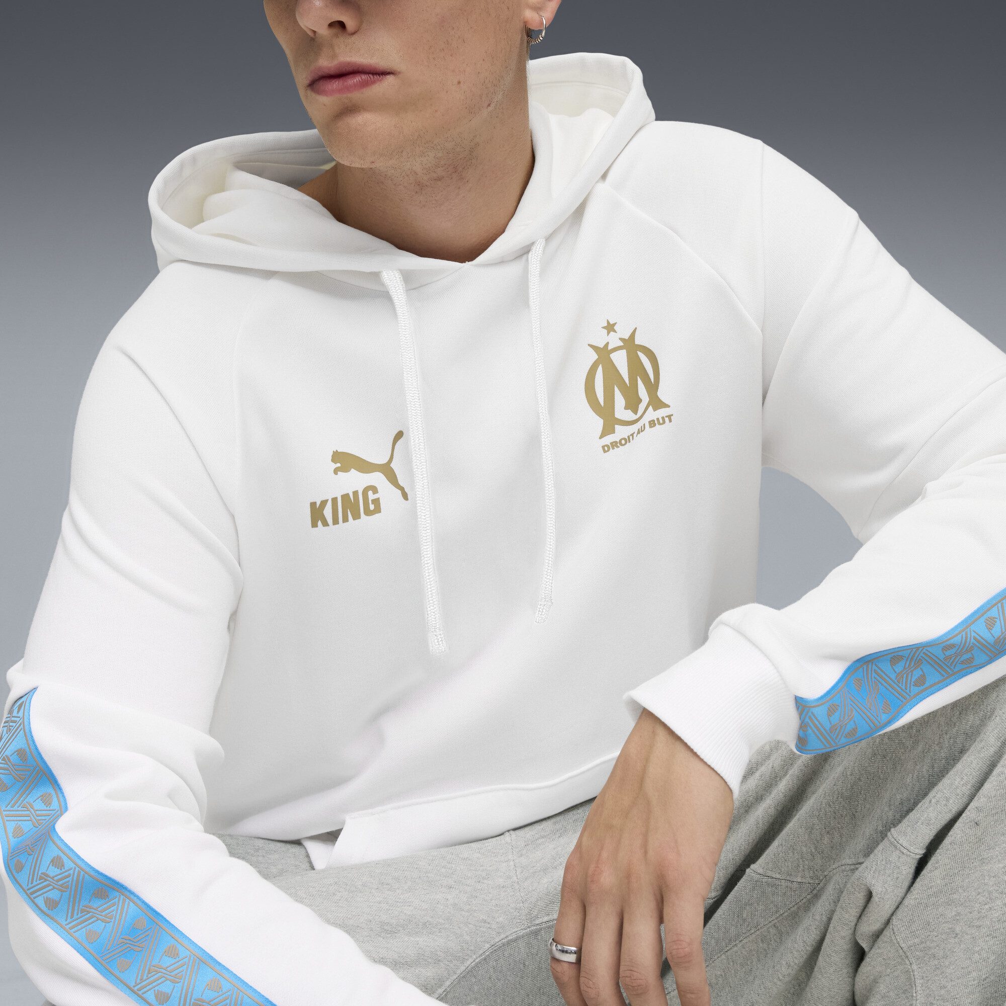 PUMA Hoodie Olympique de Marseille KING Hoodie Herren