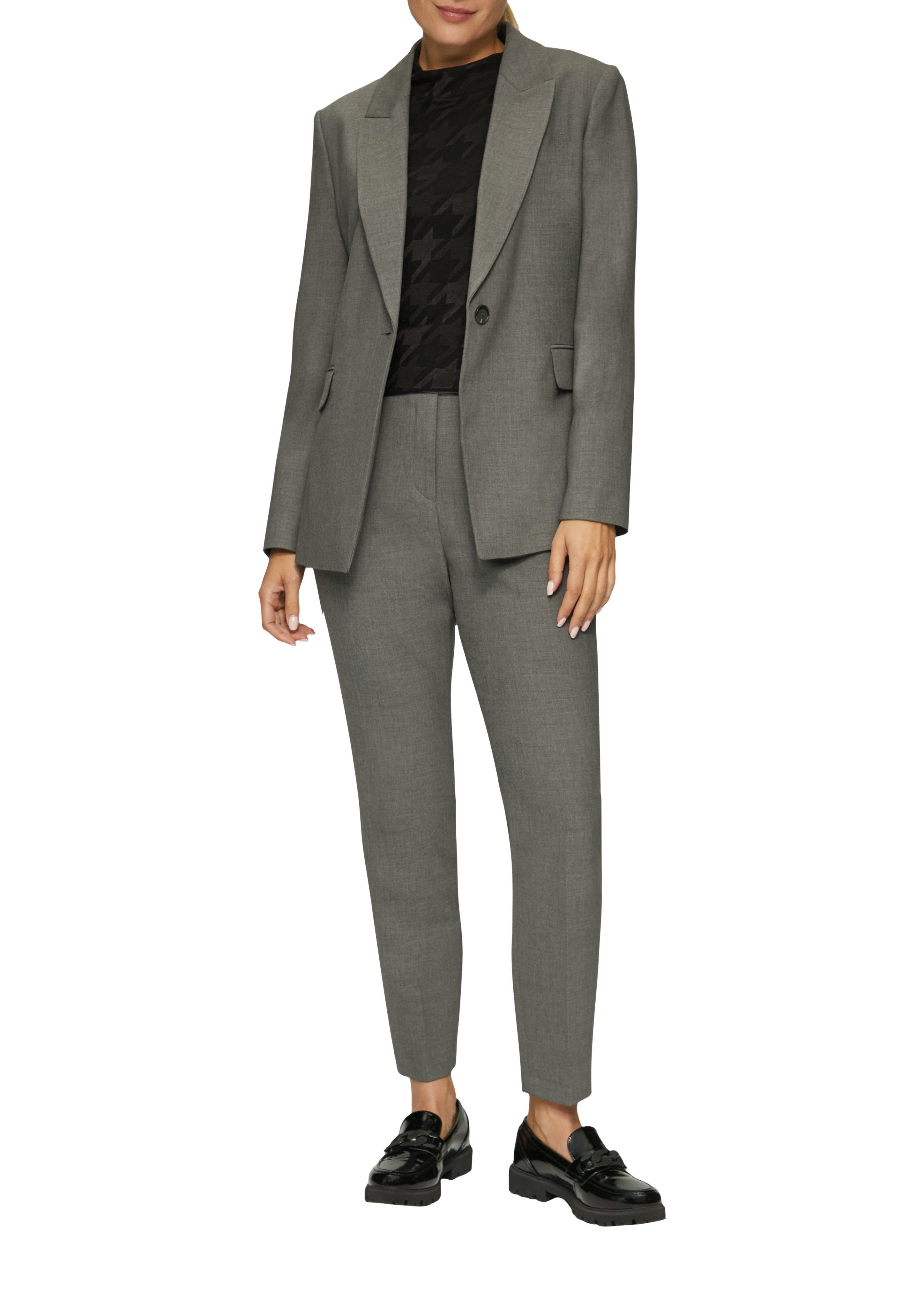 s.Oliver BLACK LABEL Langarmshirt mit Strukturmuster günstig online kaufen