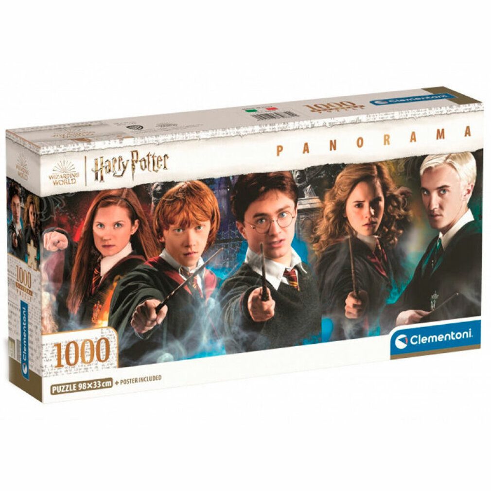 Clementoni® Puzzle Harry Potter Panorama-Puzzle 1000Stück, Puzzleteile