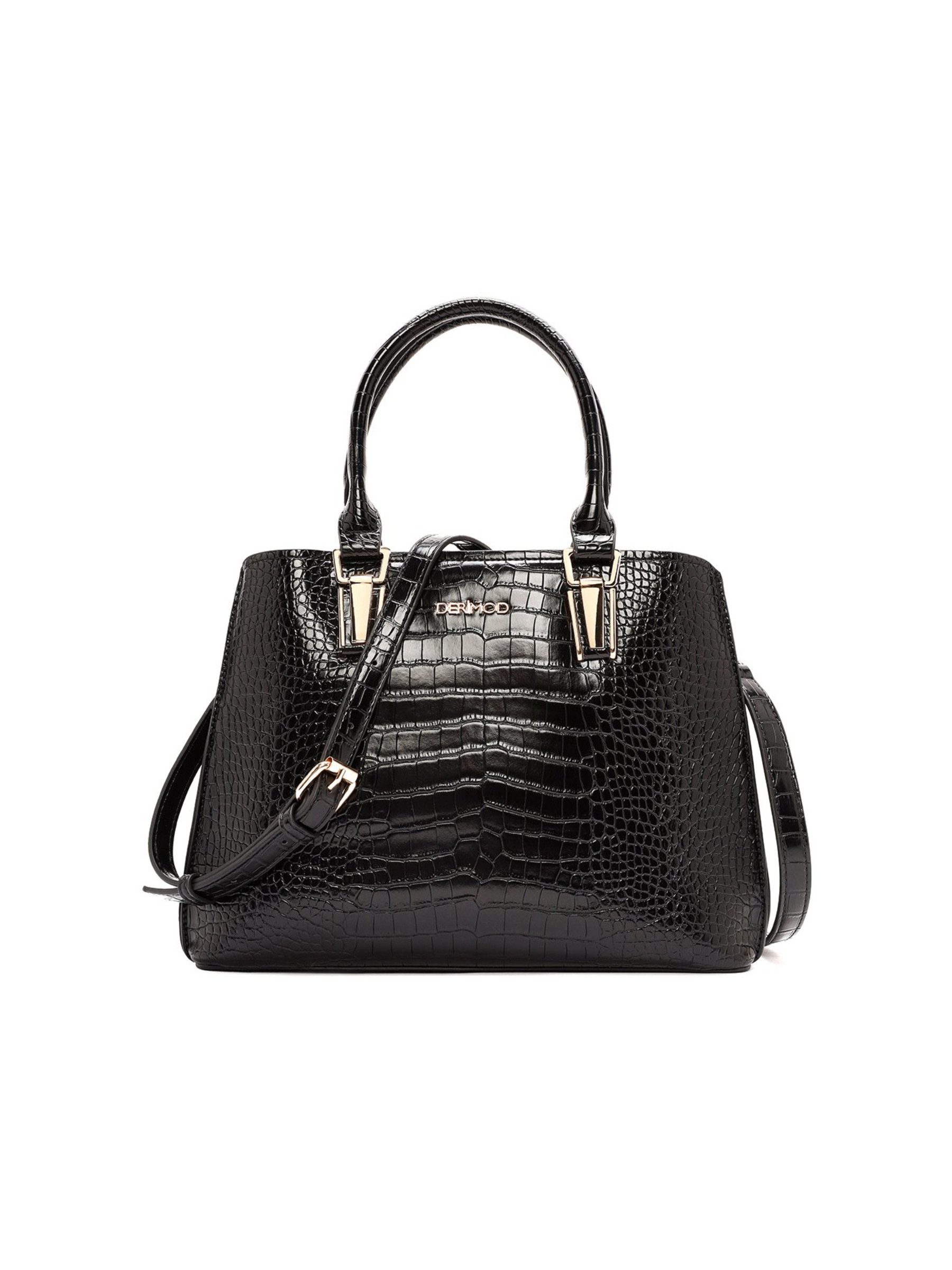 Derimod Umhängetasche Handtasche aus Kunstleder