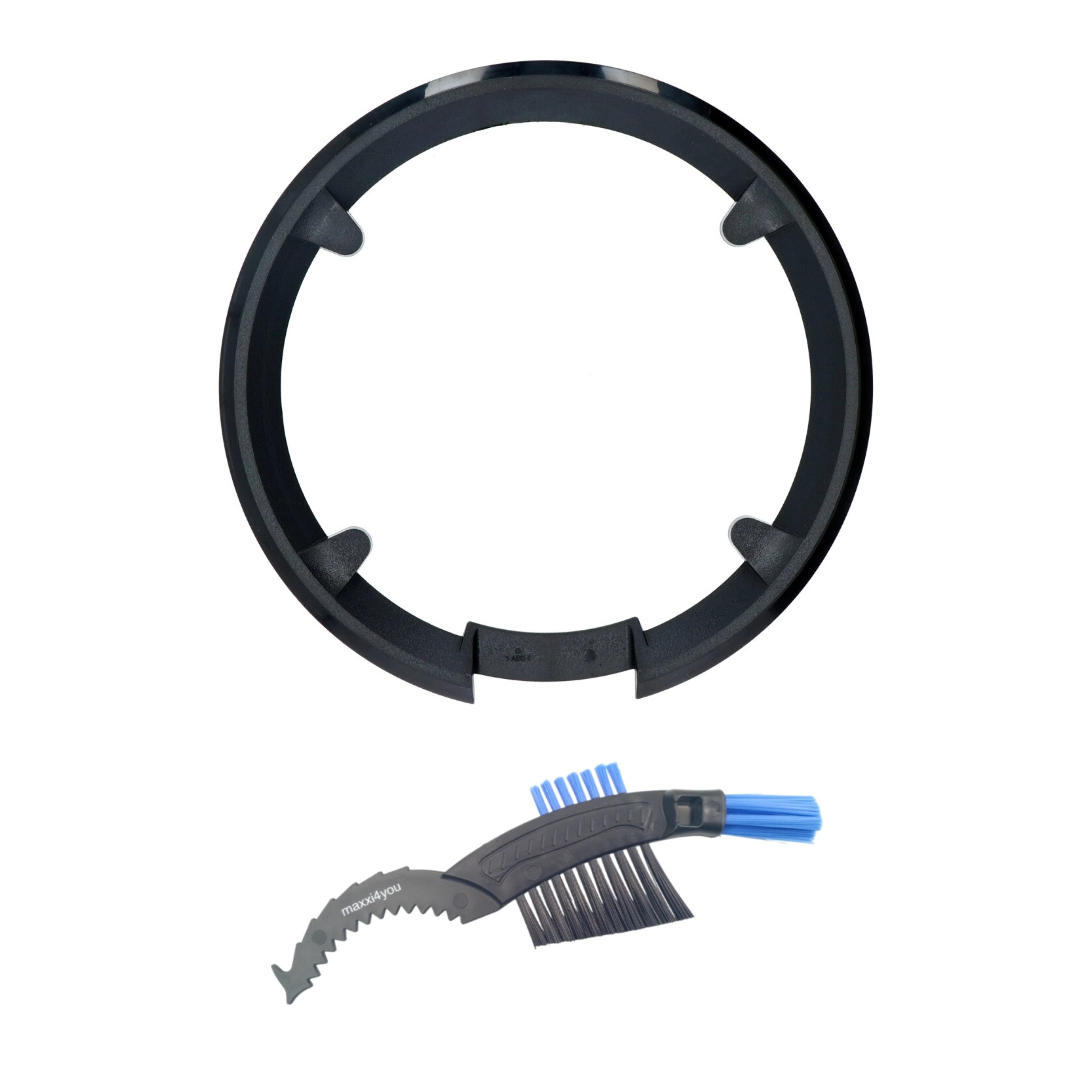 Kettenschutz Shimano Kettenschutzring FC-MT100 40T Schwarz inkl. Kettenbürste