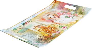 Lashuma Tablett Marilyn, Melamin, (1-tlg), Rechteckiges Geschirrtablett 47x31 cm bunt