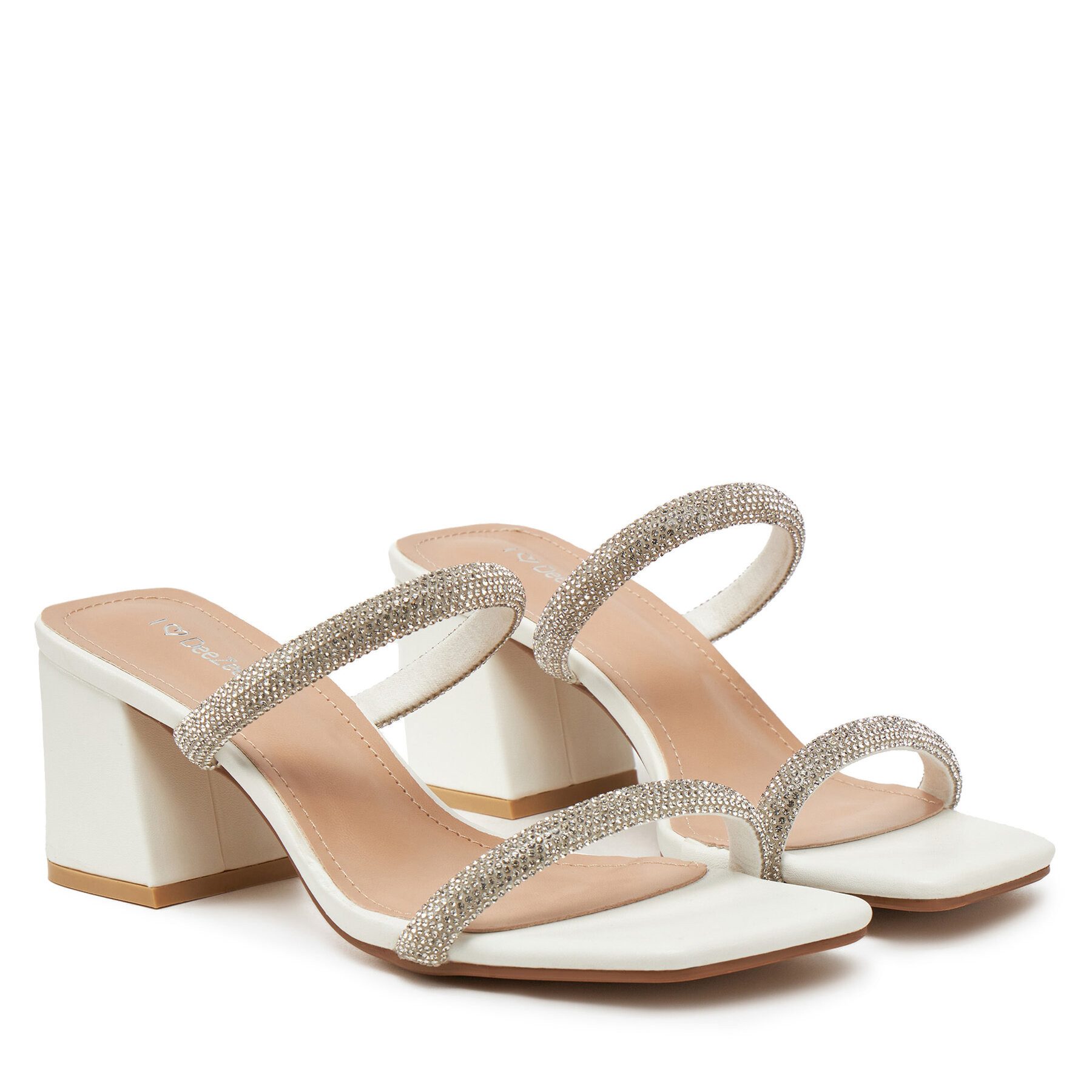 DeeZee Deezee Damen Flip-Flops R66-1 Silber Badepantolette