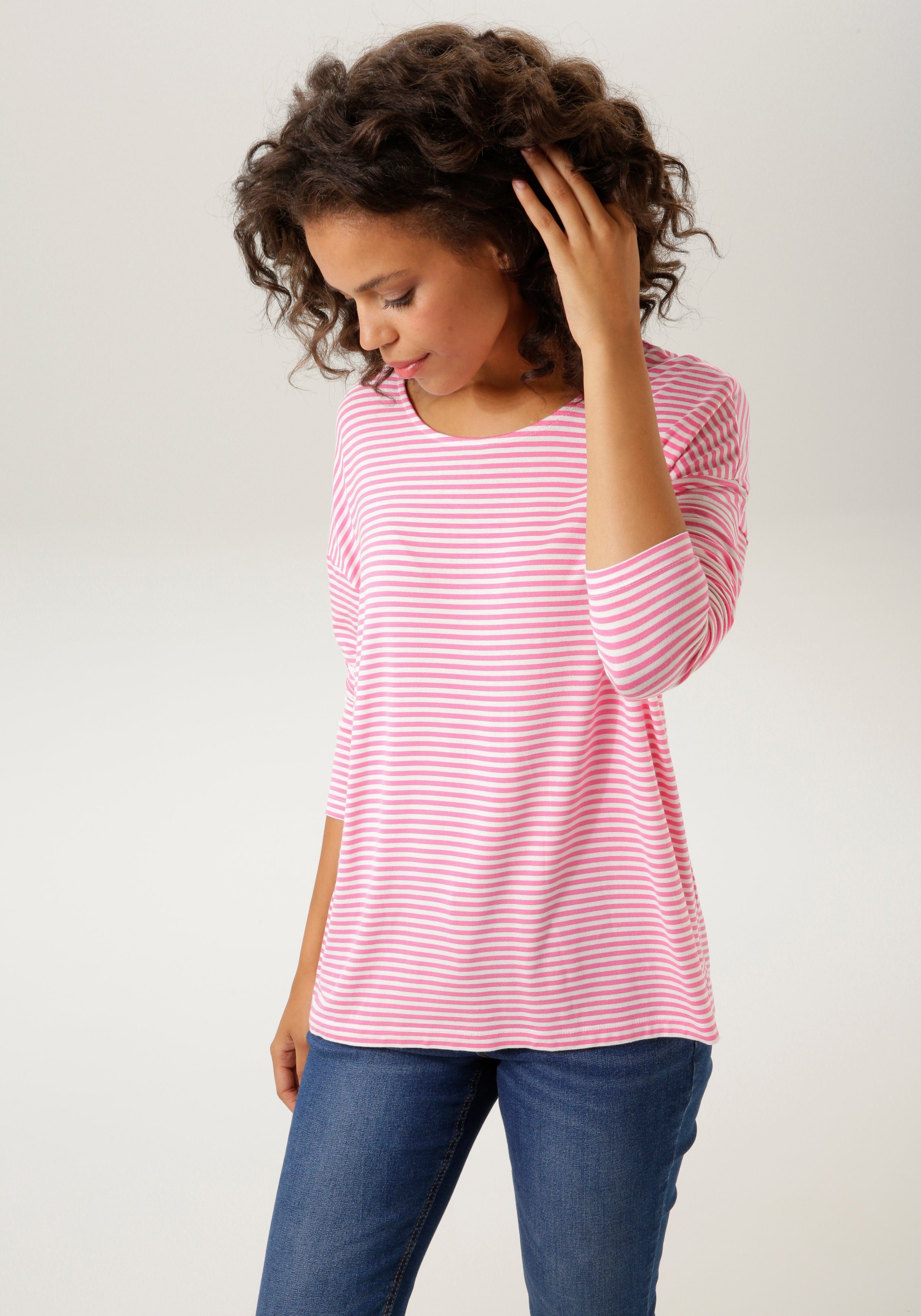 Aniston CASUAL Langarmshirt der Clou: die günstig online kaufen