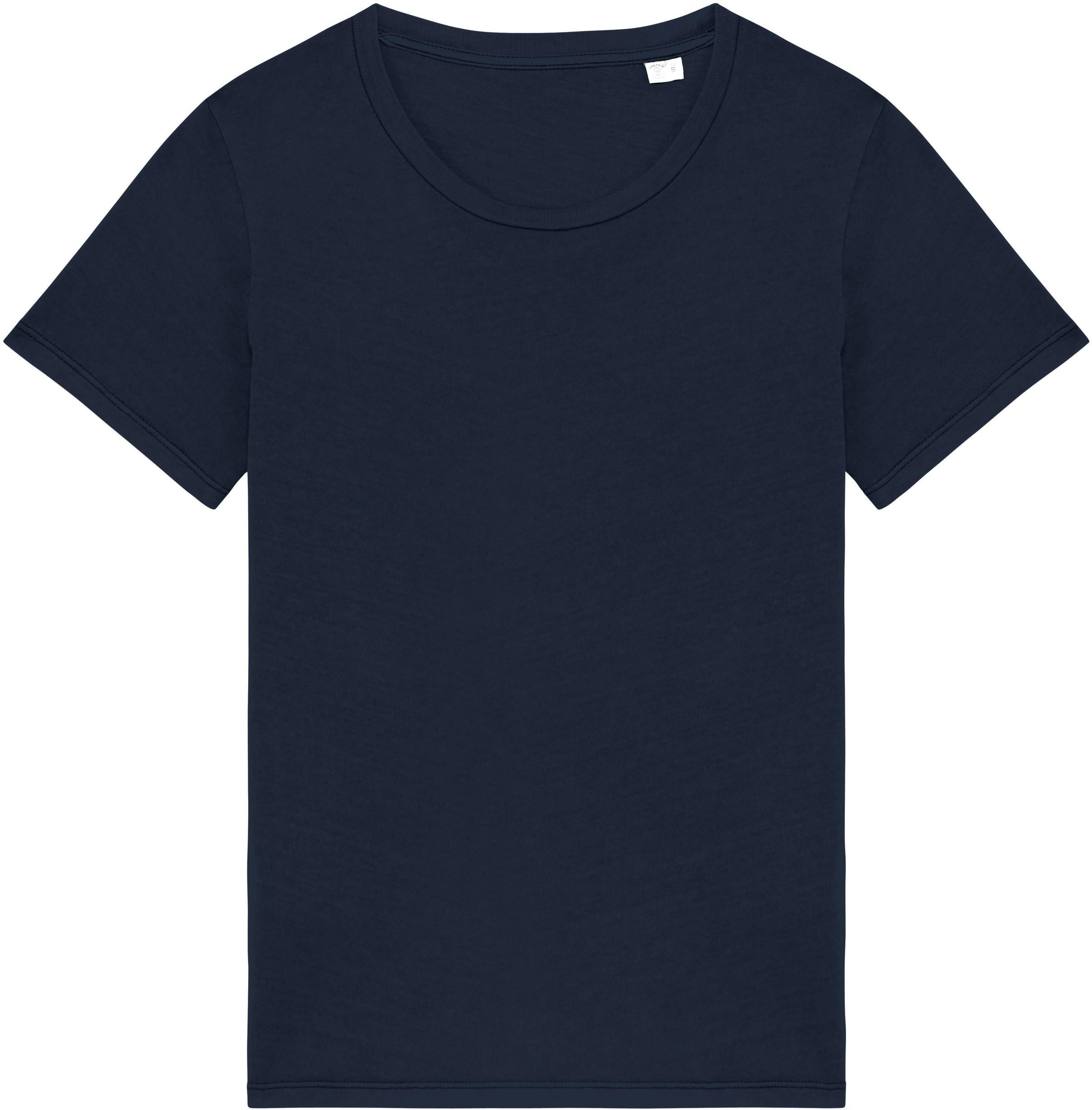 Native Spirit Rundhalsshirt Umweltfreundliches ausgewaschenes Damen-T-Shirt