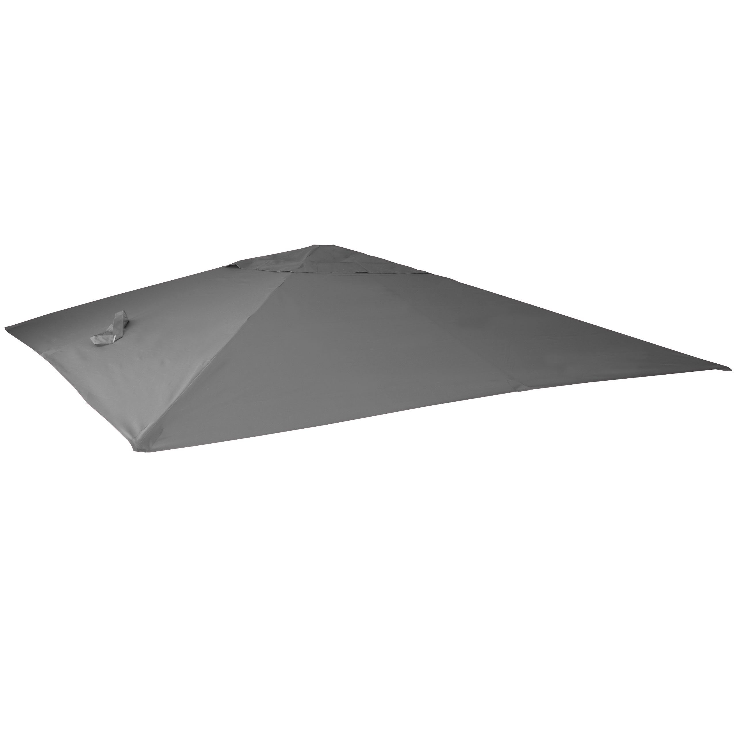 MCW Ampelschirmbespannung MCW-A96, 295x295 cm, Ø 424 cm, Mit Luftzirkulationshaube zur besseren Wärmeregulierung