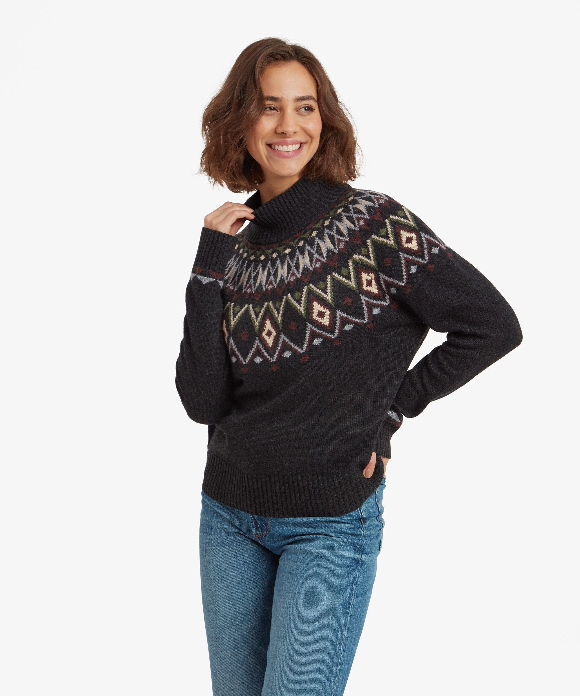 Sherpa Wollpullover Sherpa Damen Indu Pullover