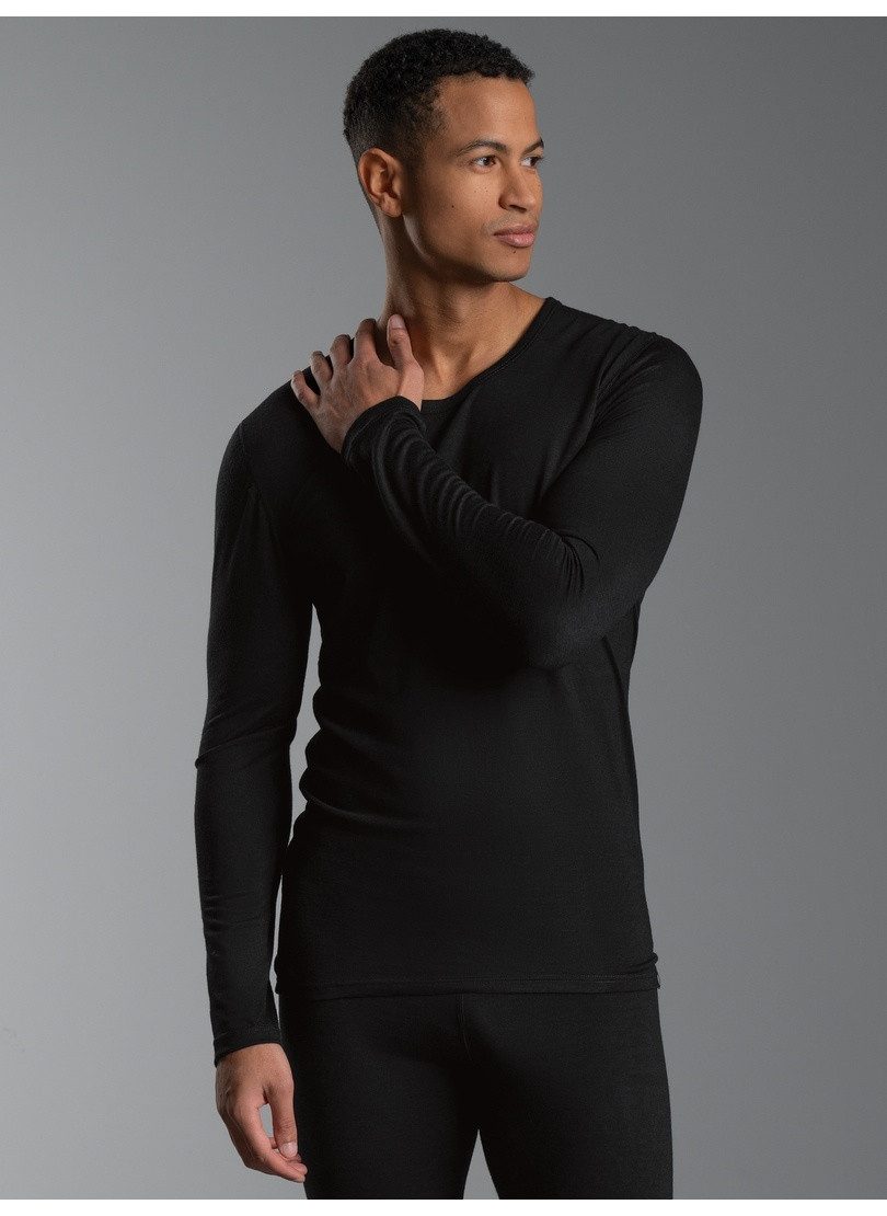 Longsleeve TRIGEMA Sportshirt aus Merinowolle