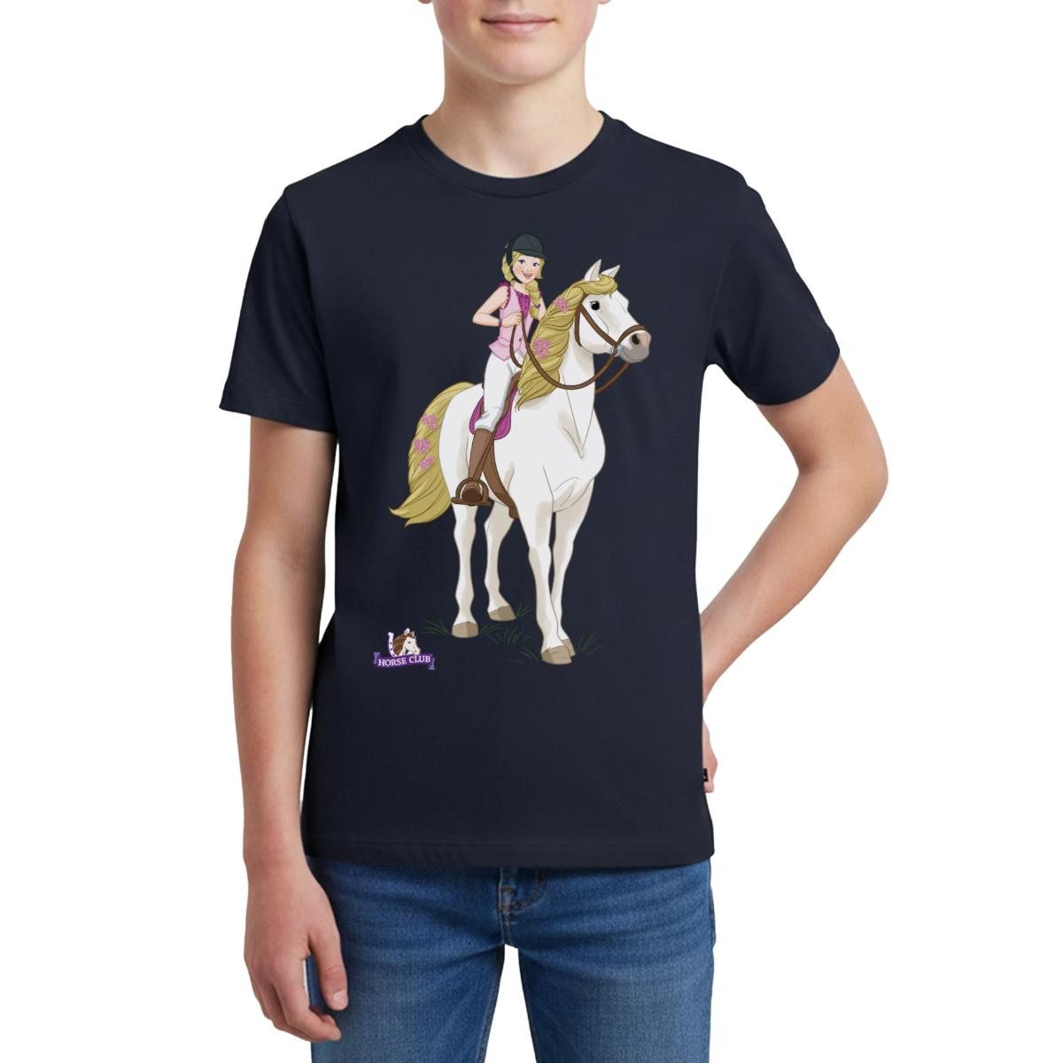 T-Shirt Schleich Horse Club Sofia posiert auf Blossom Teenager Premium T-Shirt