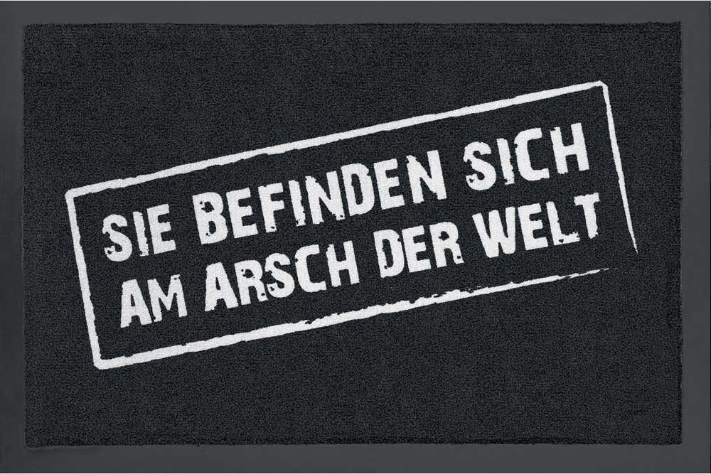 Fußmatte Fußmatte - Arsch der Welt